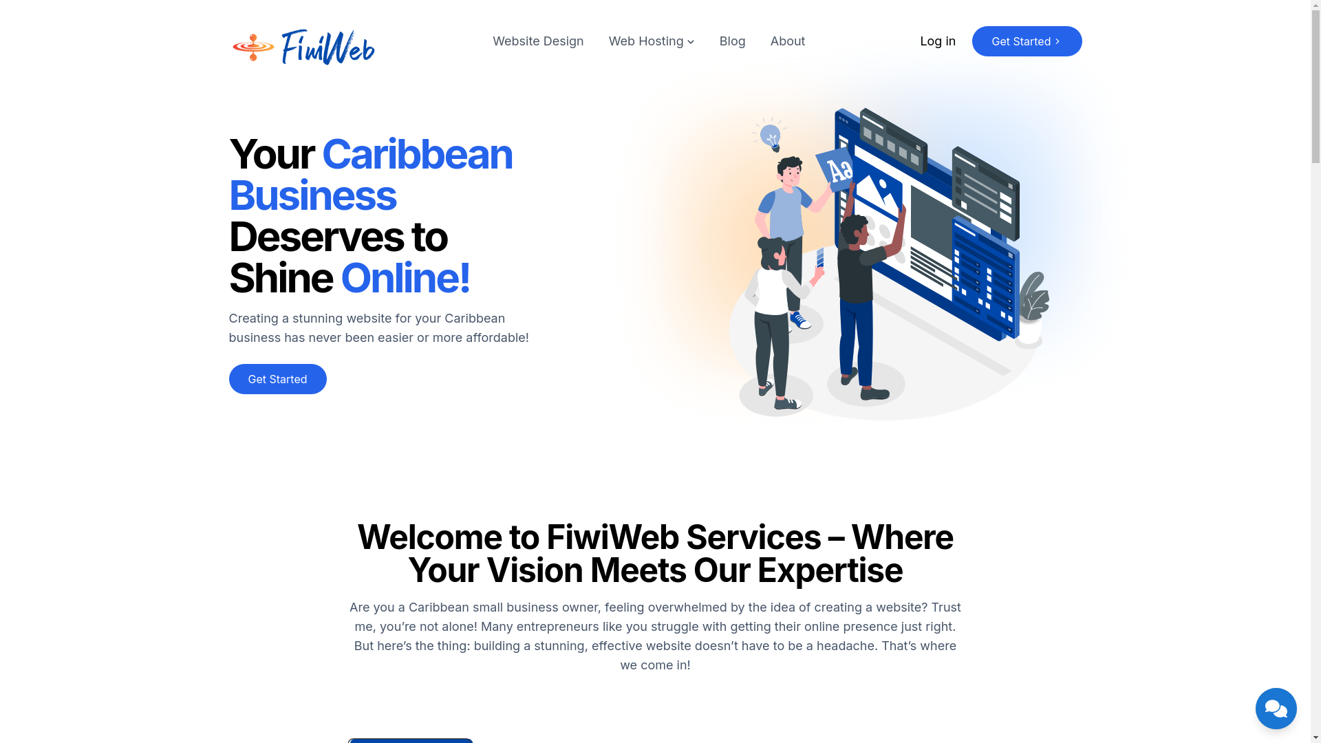 website screenshot of https://websitev2-dzj.pages.dev/