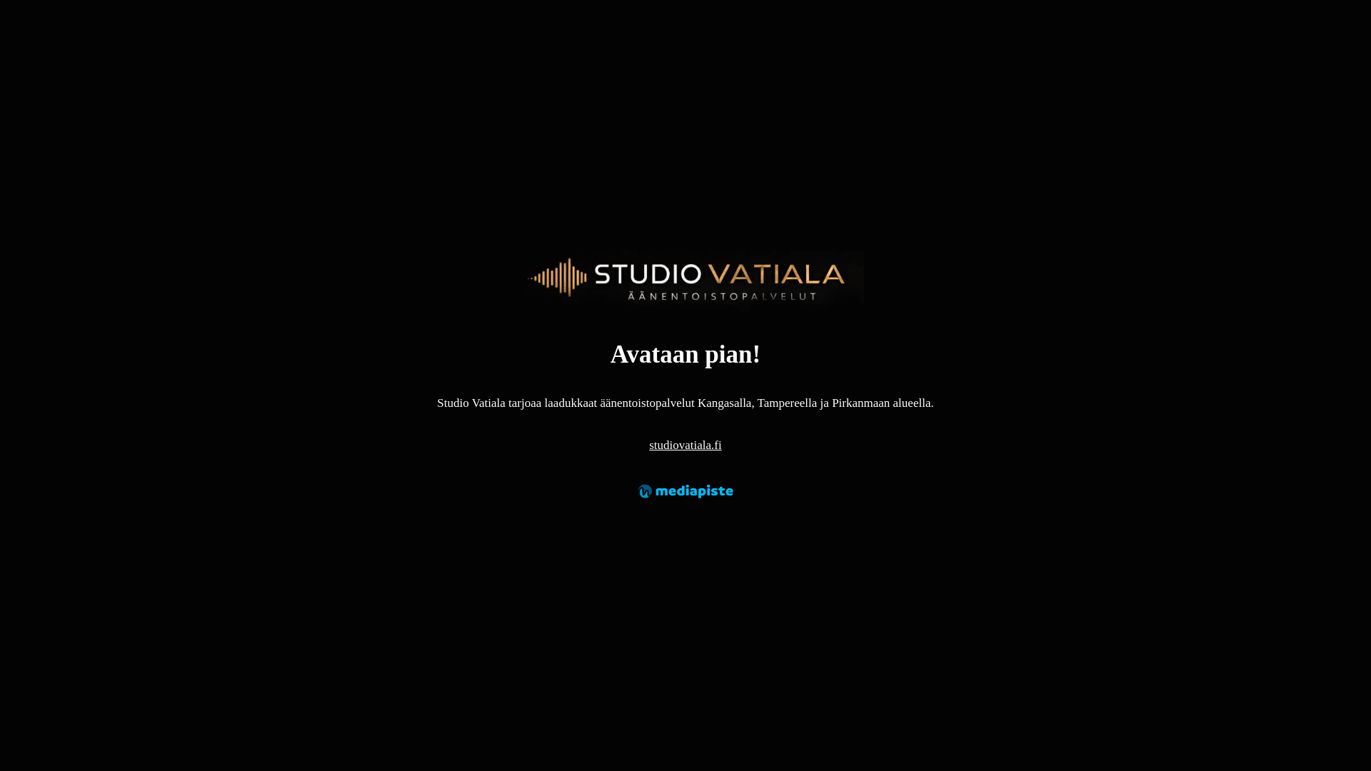 website screenshot of https://studiovatiala.fi