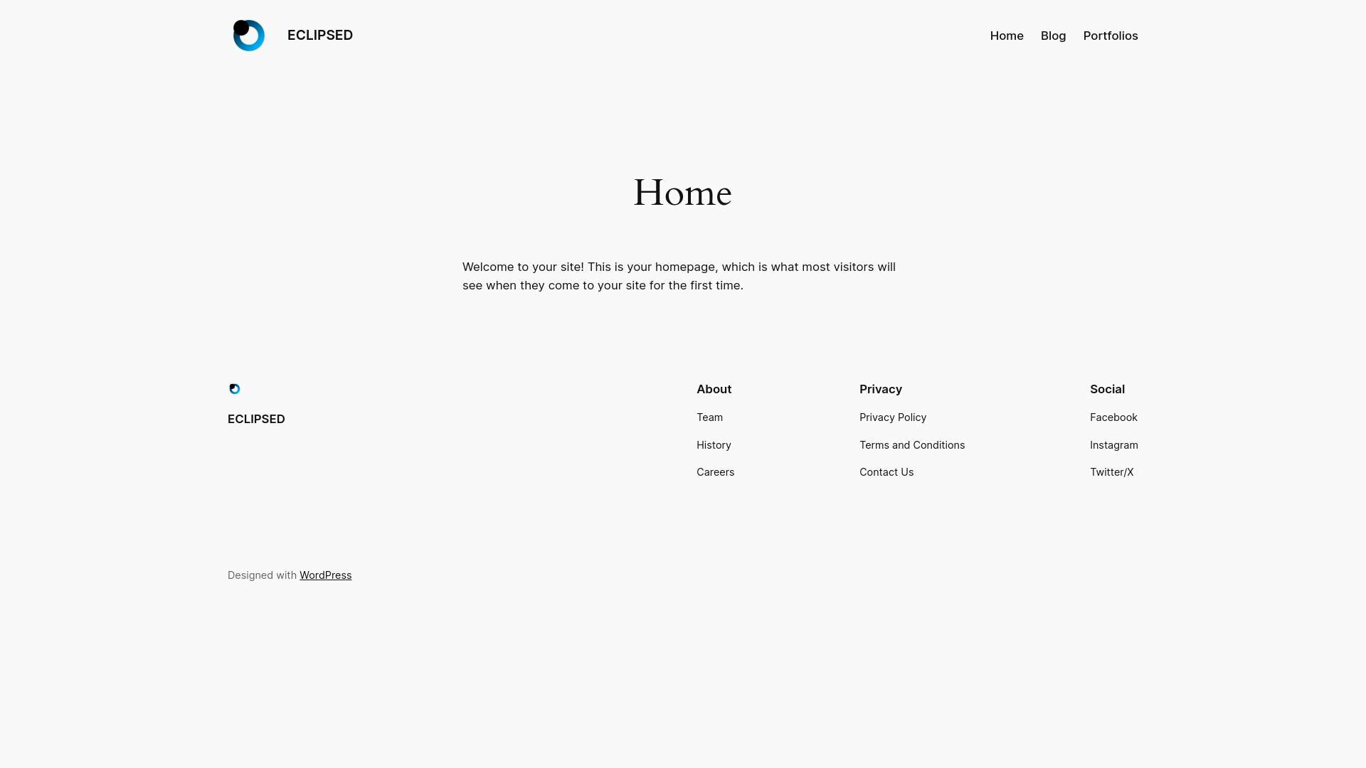 website screenshot of https://eclipsedstudio.com/