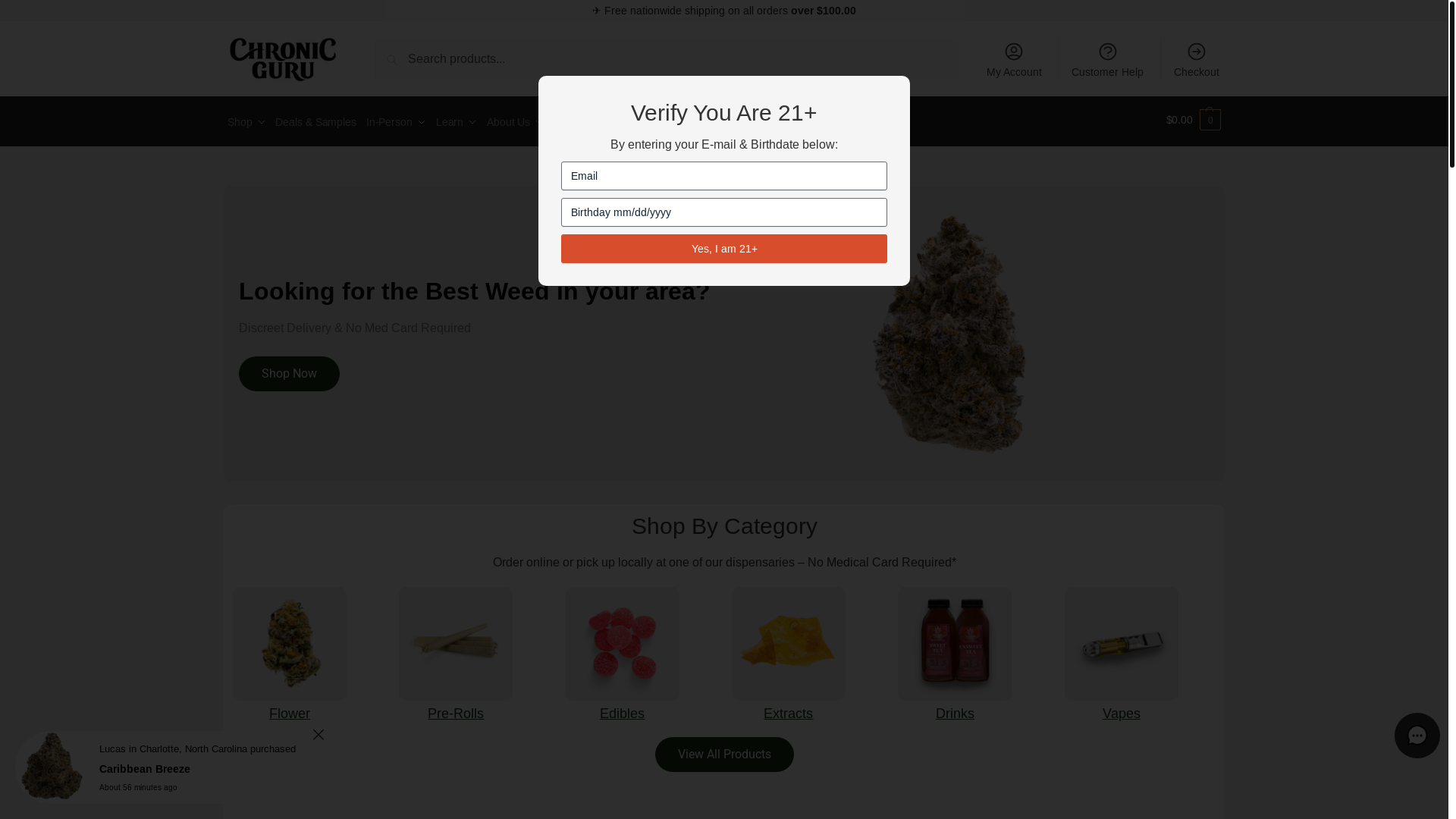 website screenshot of https://chronicguru.com