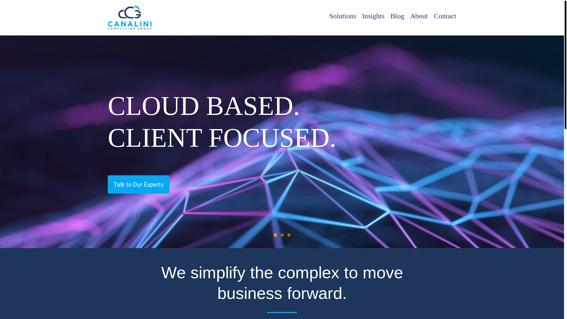website screenshot of https://democanalini.com/
