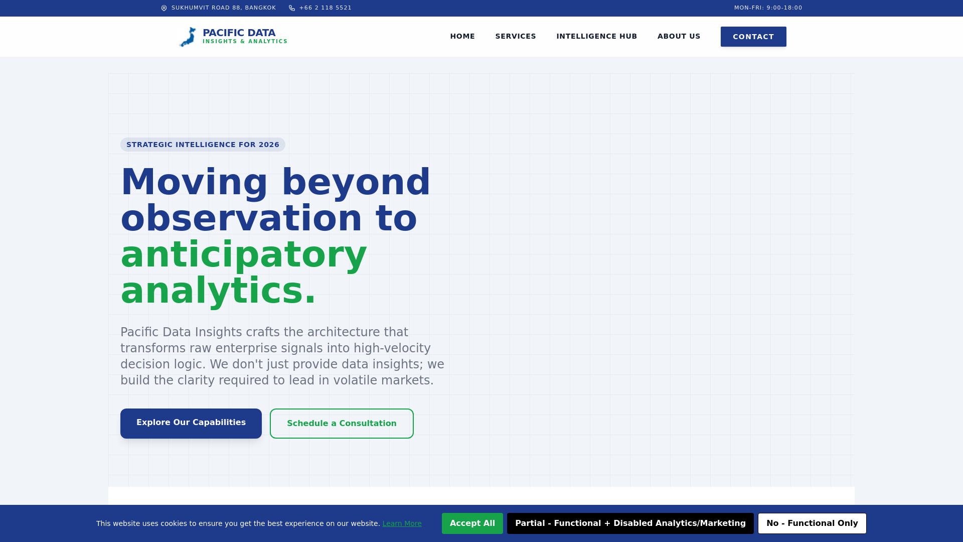 website screenshot of https://pacificdatainsights.digital/