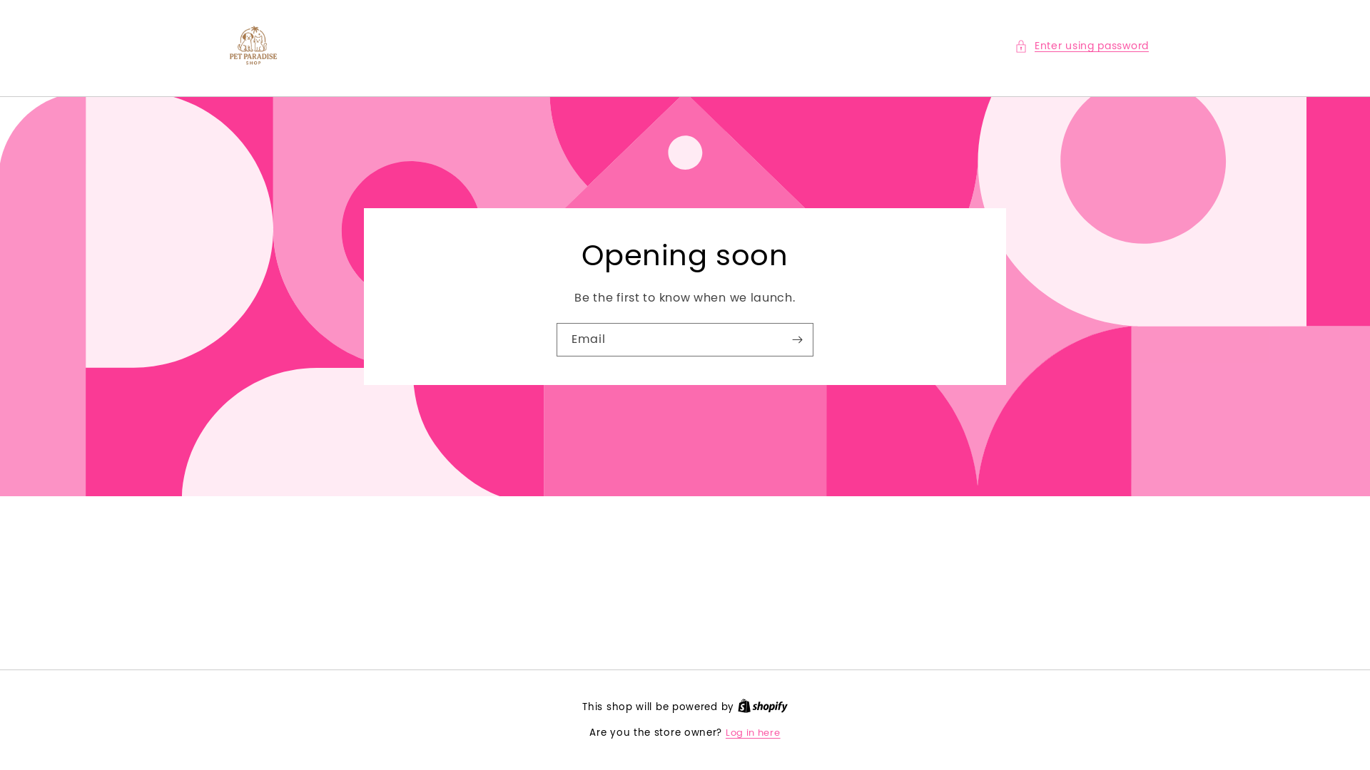 website screenshot of https://petparadise22.com/
