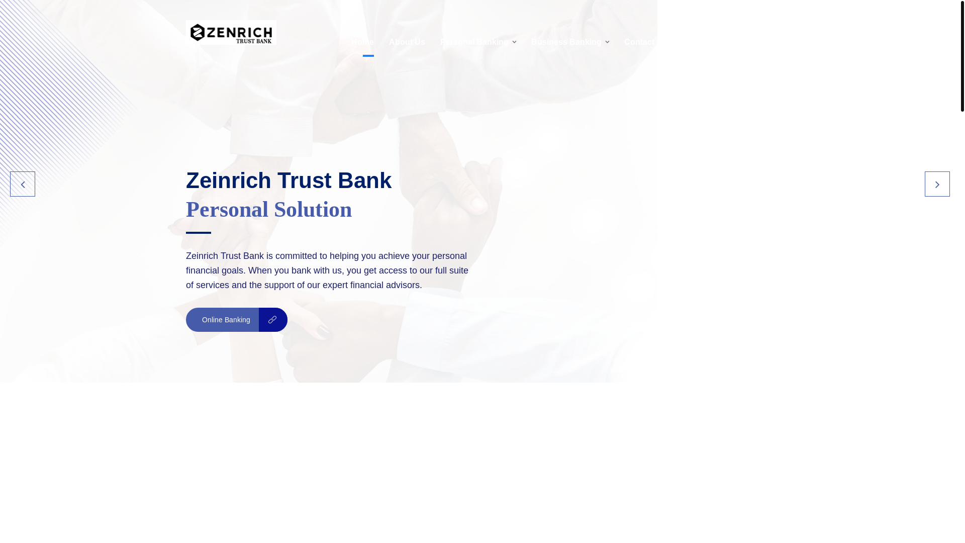 website screenshot of https://zeinrichtrust.net/