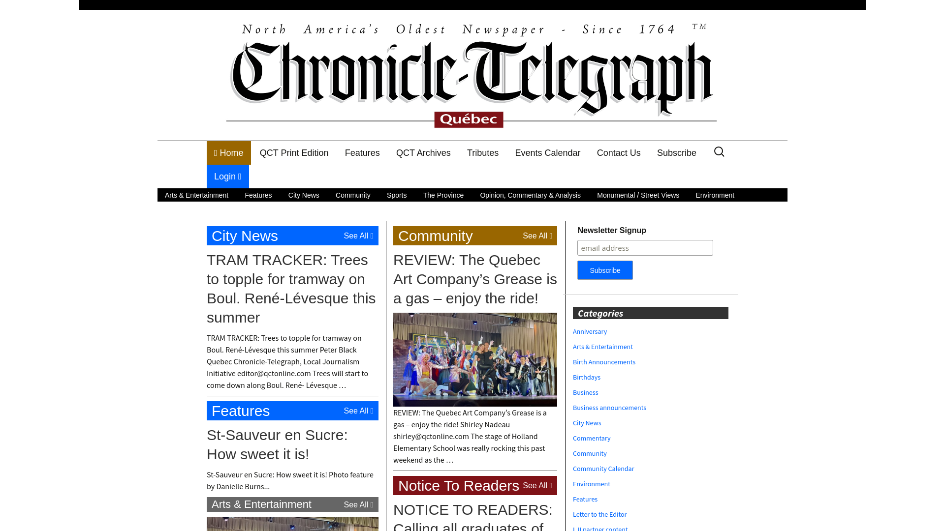 website screenshot of https://www.qctonline.com/