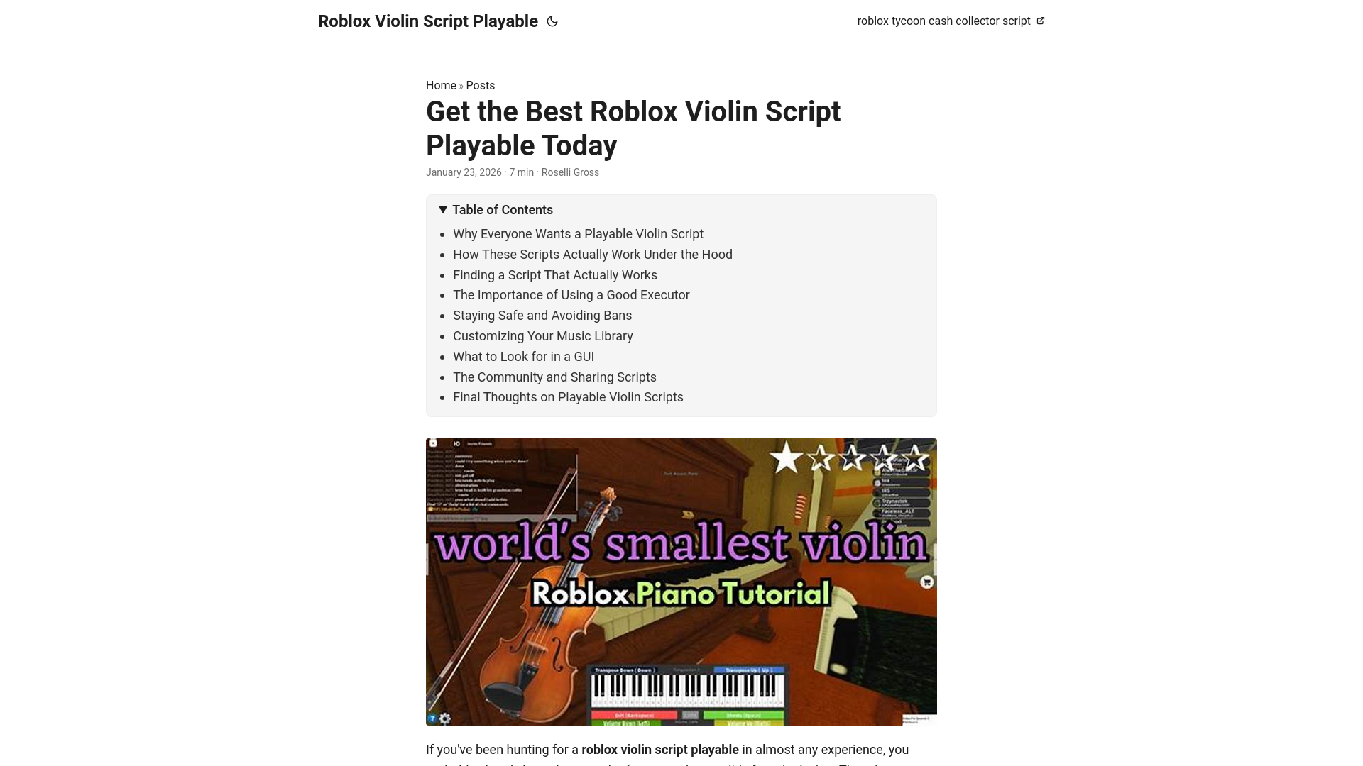 website screenshot of https://roblox-violin-script-playable.pages.dev/