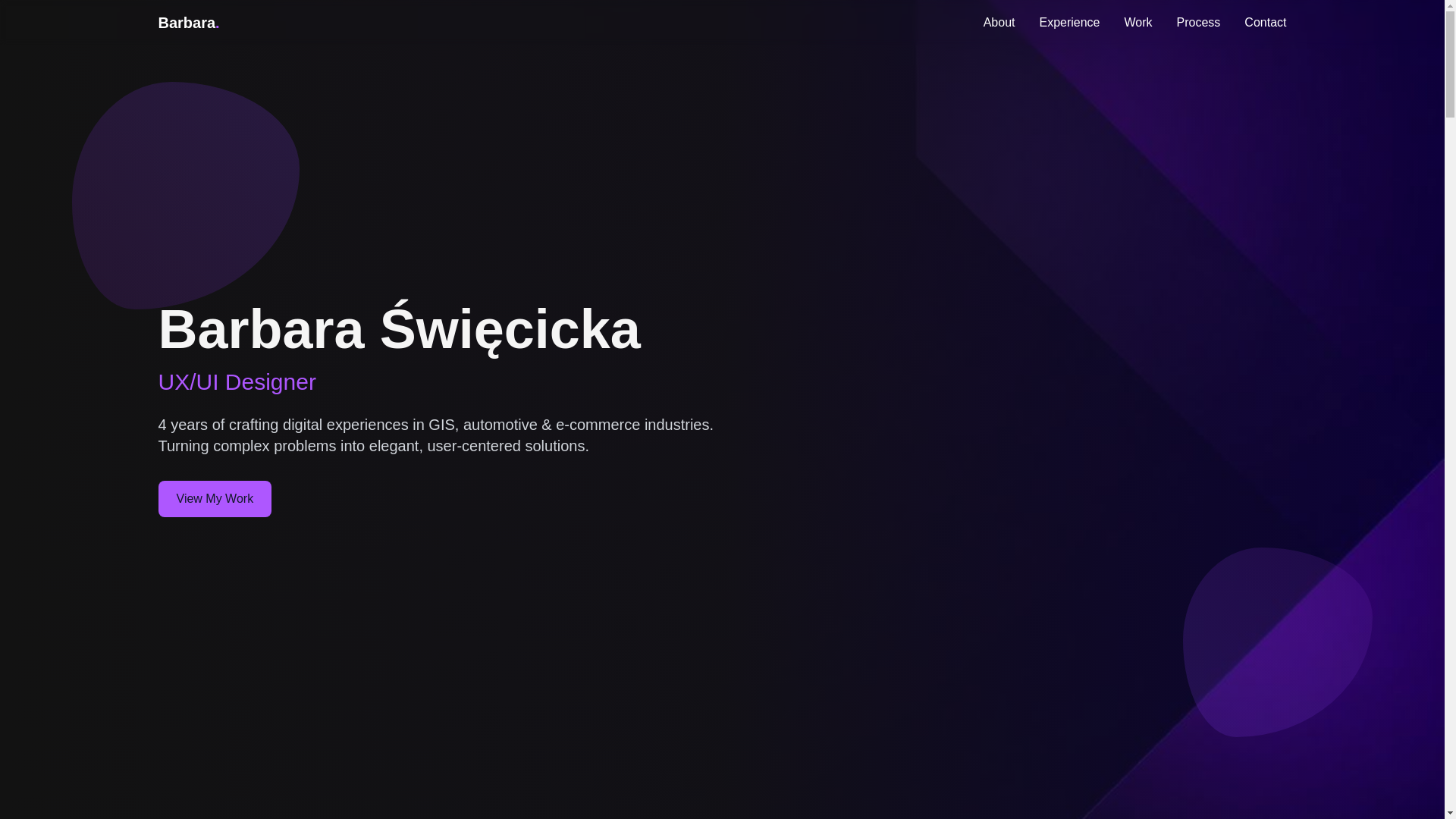 website screenshot of https://barbaraswiecicka.com/