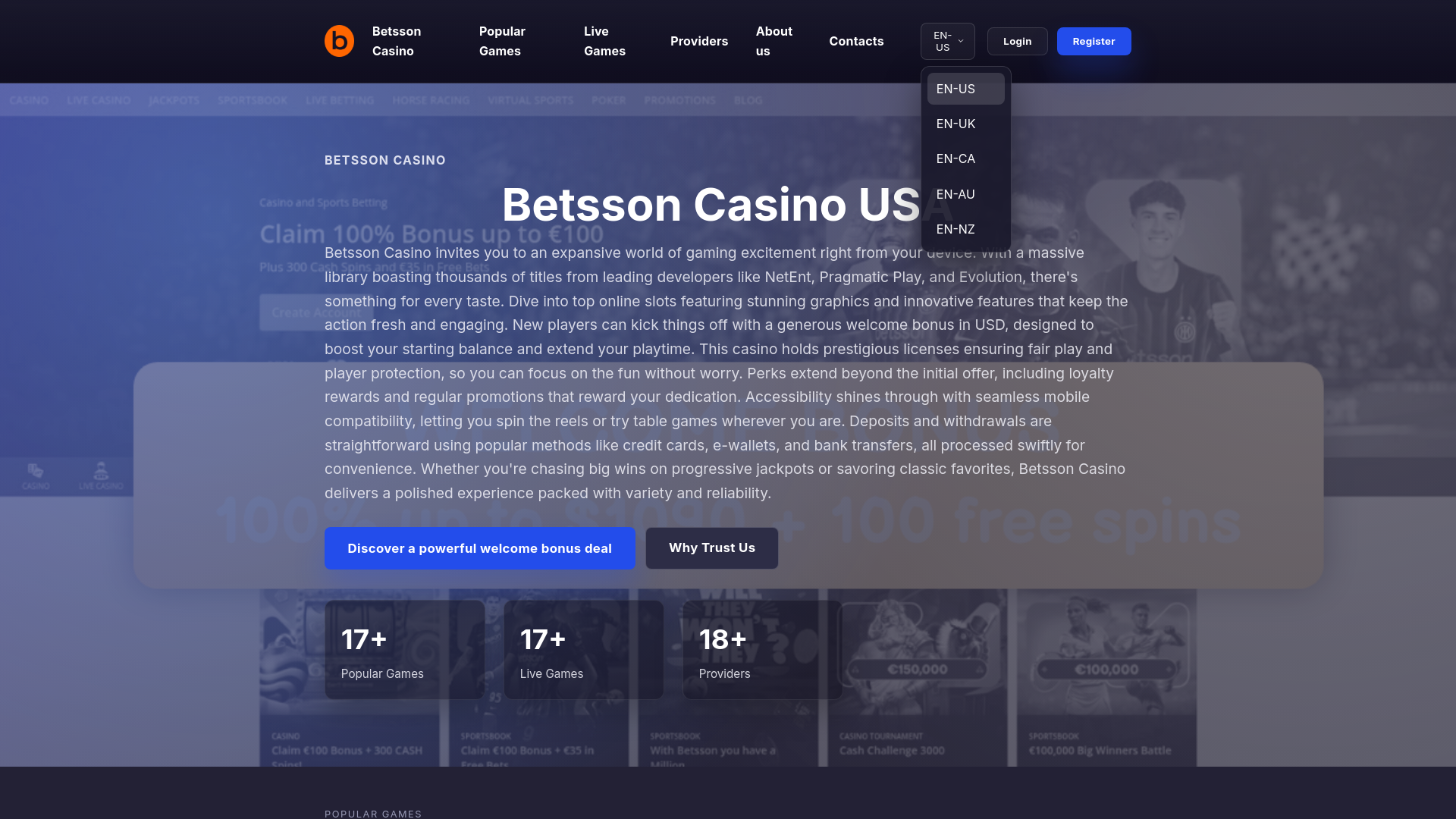 website screenshot of https://betssoncasino-us-com.pages.dev/