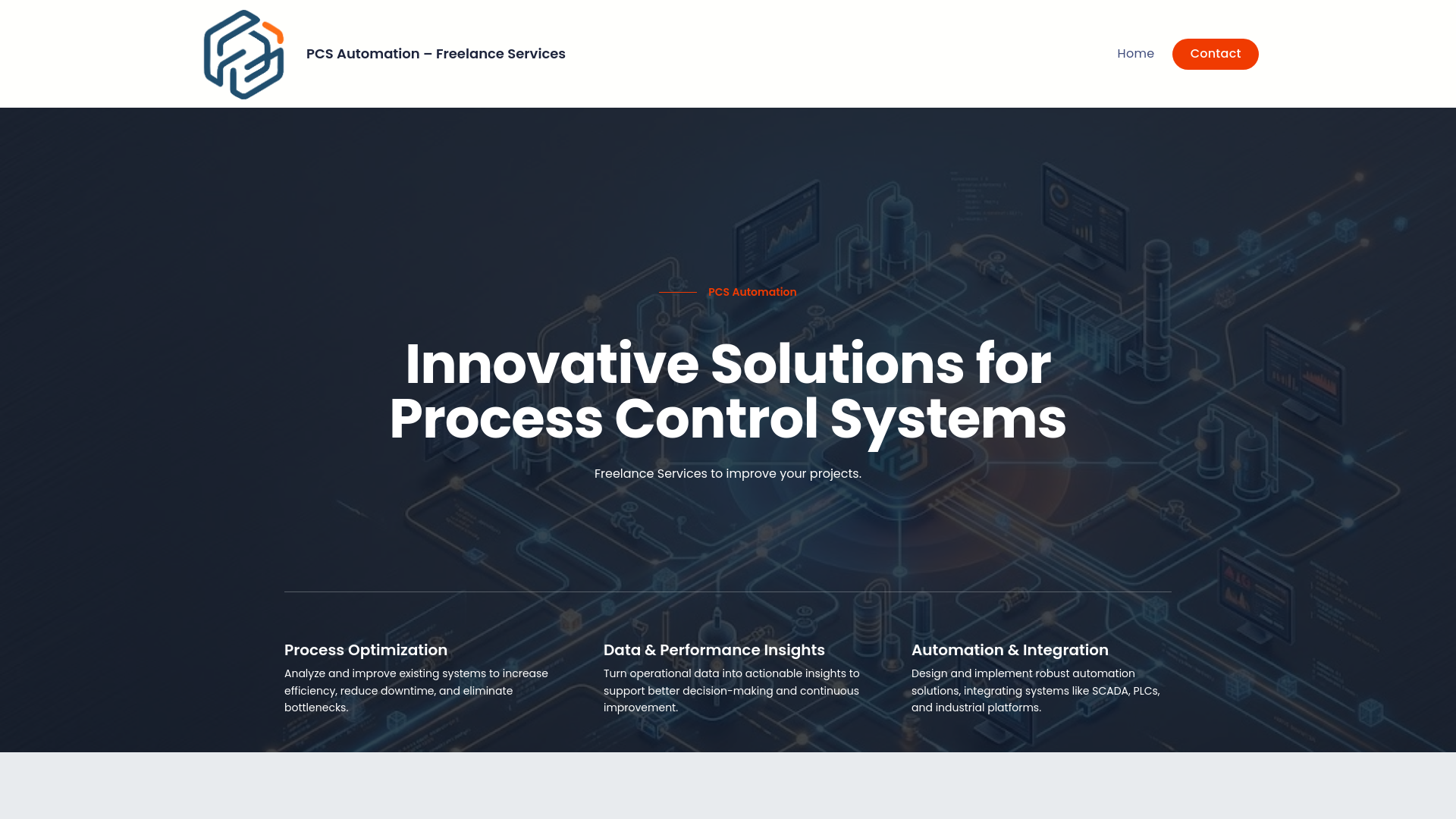 website screenshot of https://fpcsautomation.com/