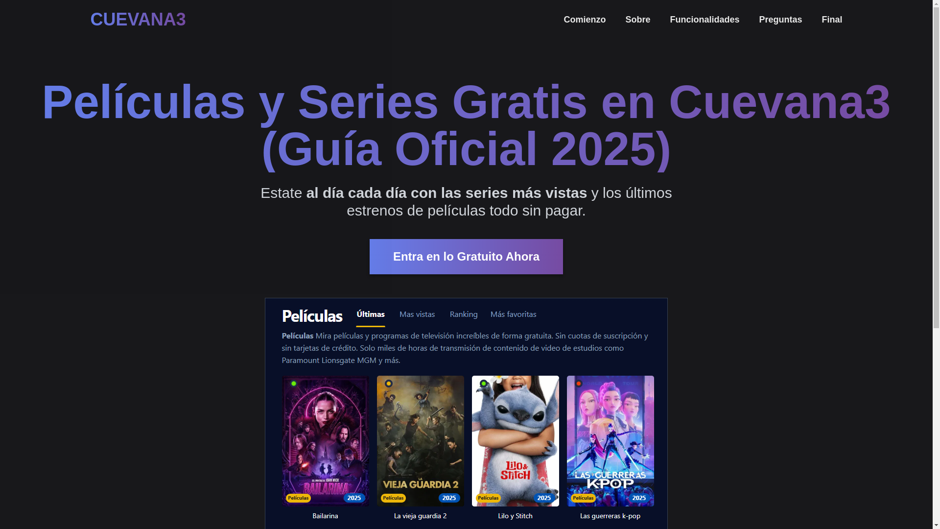 website screenshot of https://cuevana3-al1b.pages.dev/