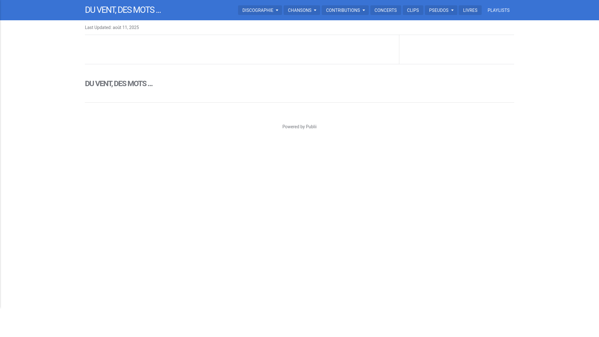 website screenshot of https://duventdesmots.fr/