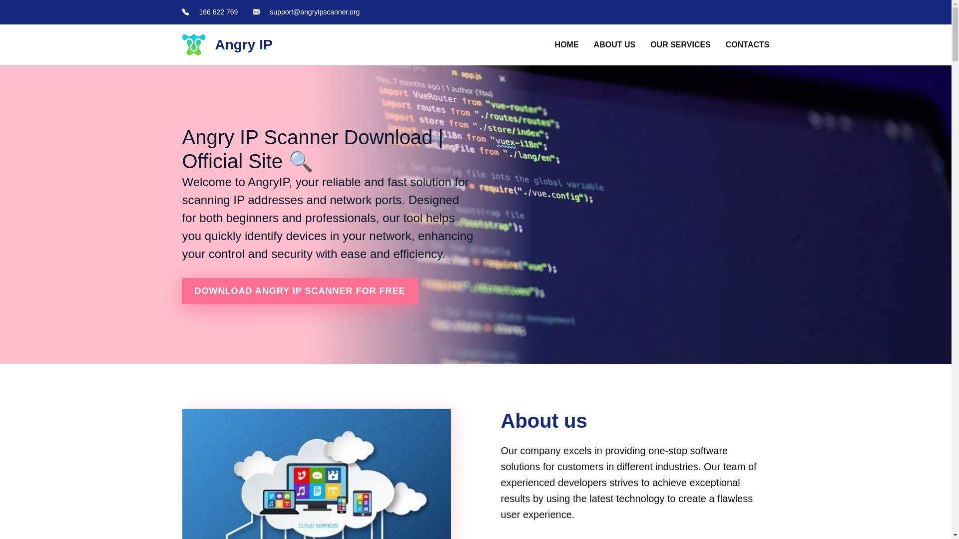 website screenshot of https://angryipscanner.org/