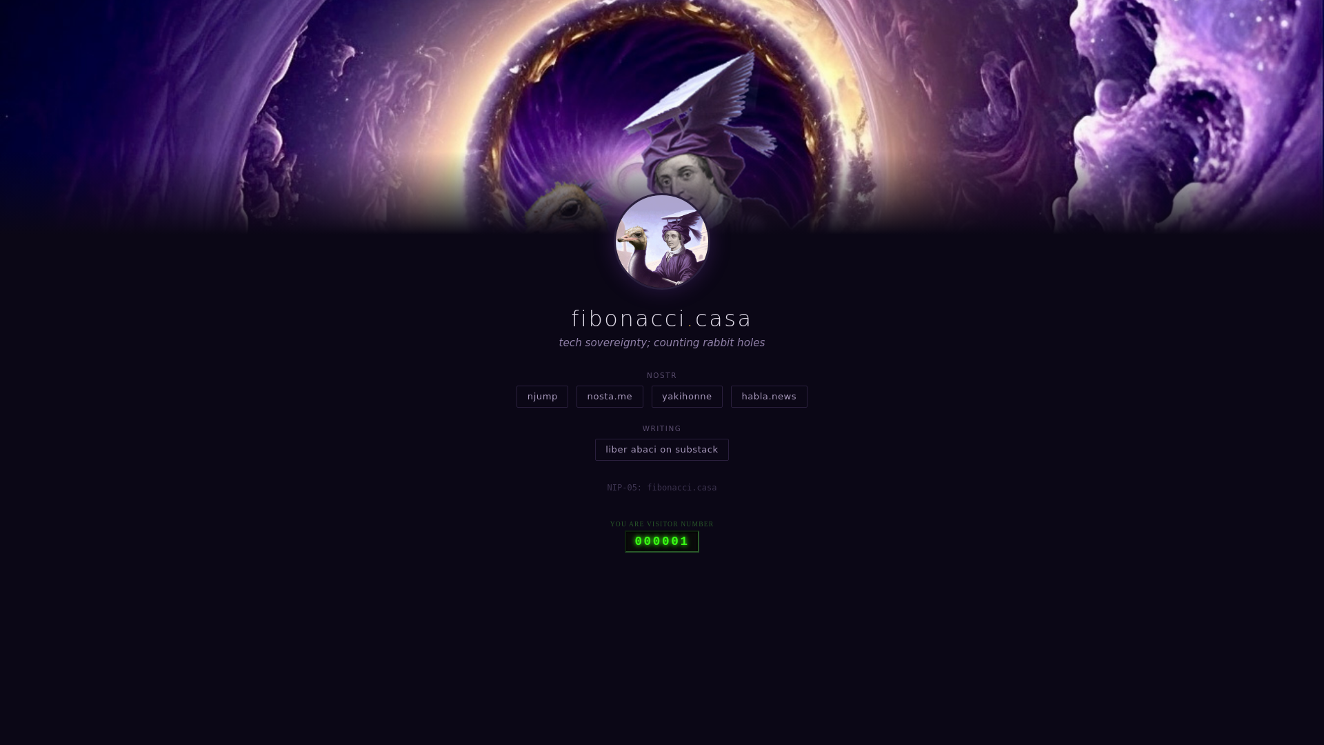 website screenshot of https://fibonacci-casa.pages.dev/