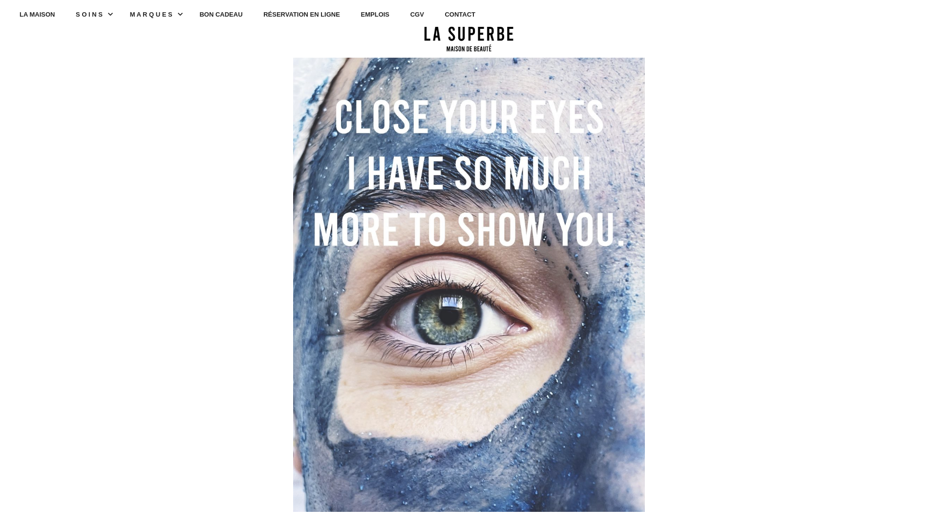 website screenshot of https://maisonlasuperbe.com/