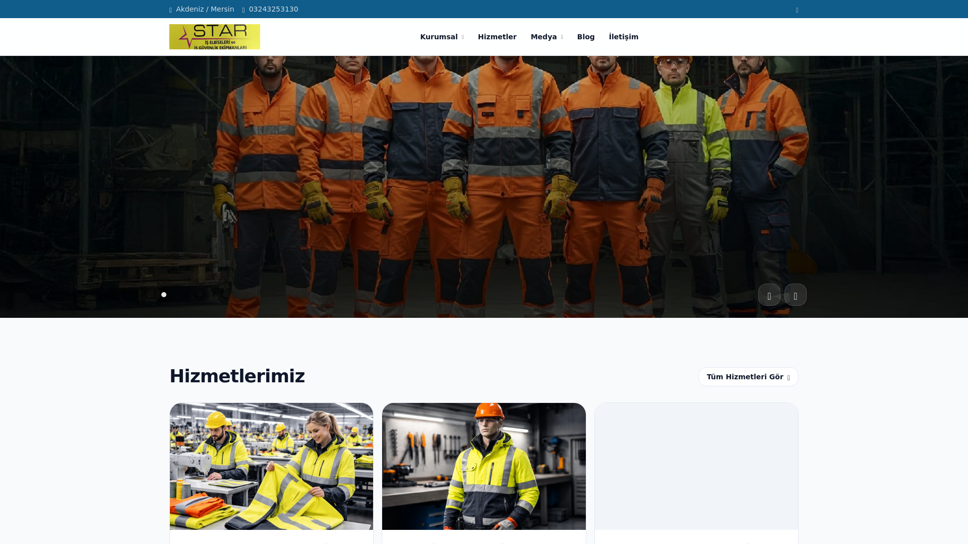 website screenshot of https://mersiniselbiseleri.com.tr/