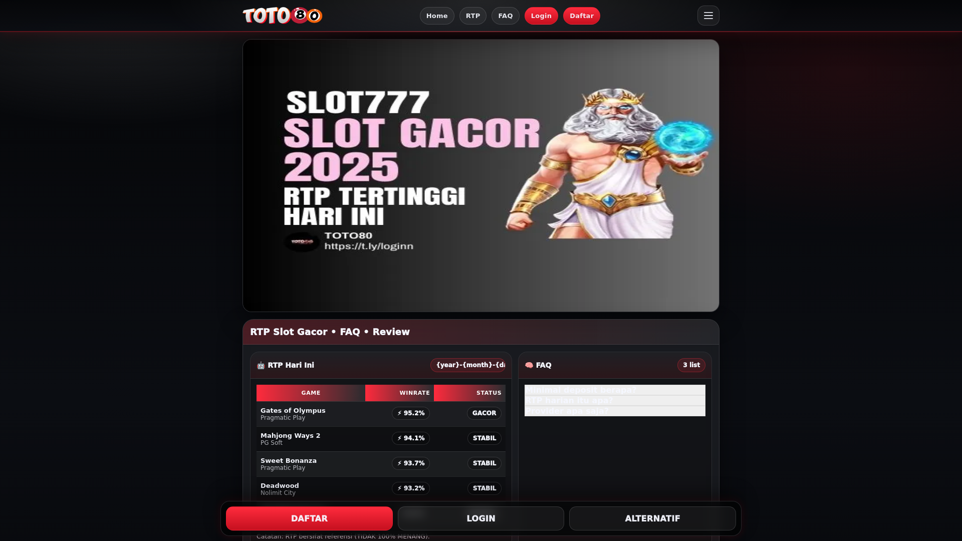 website screenshot of https://drrichard-amp.pages.dev/