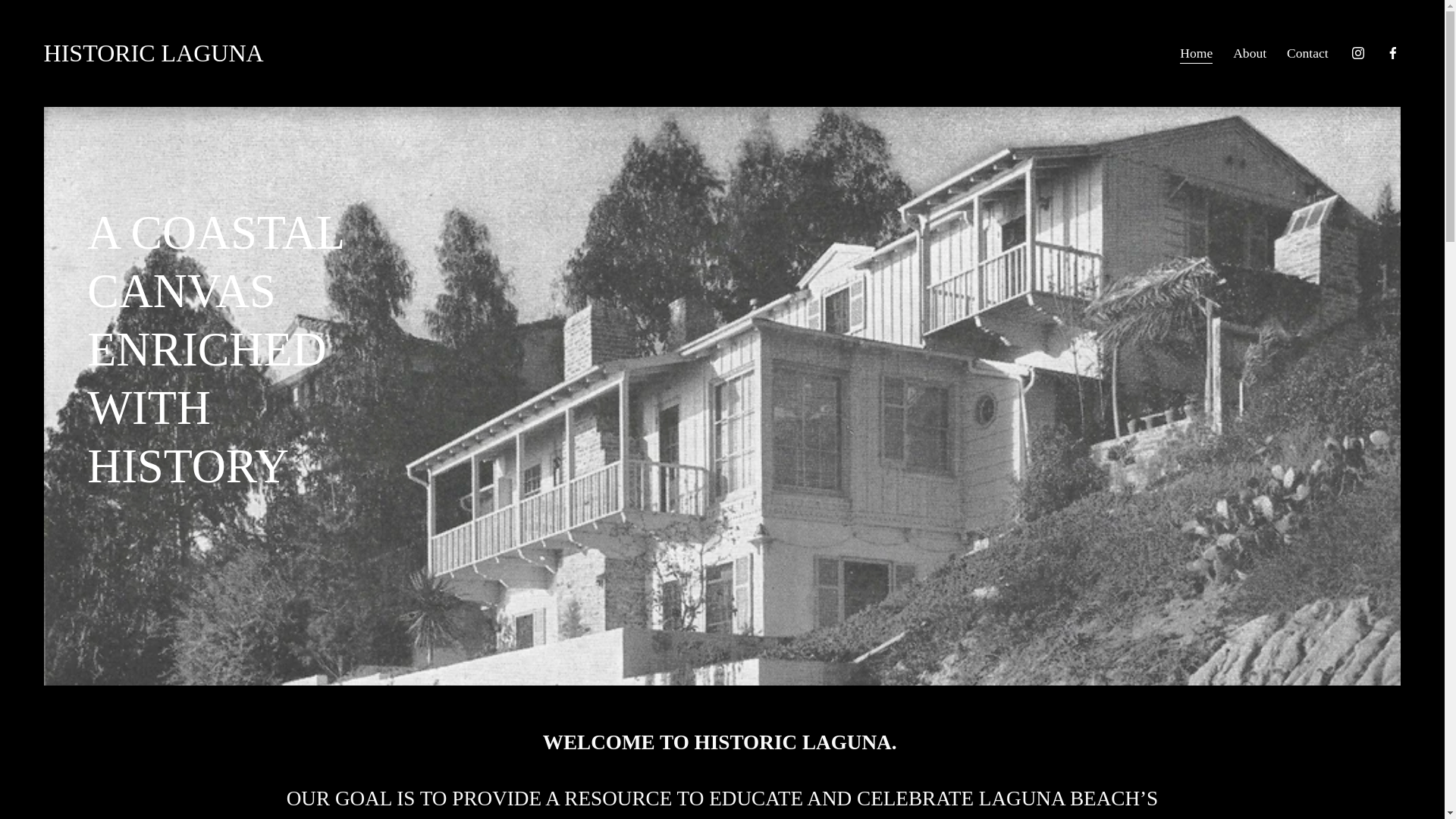 website screenshot of https://lagunabeachwalkingtour.com/