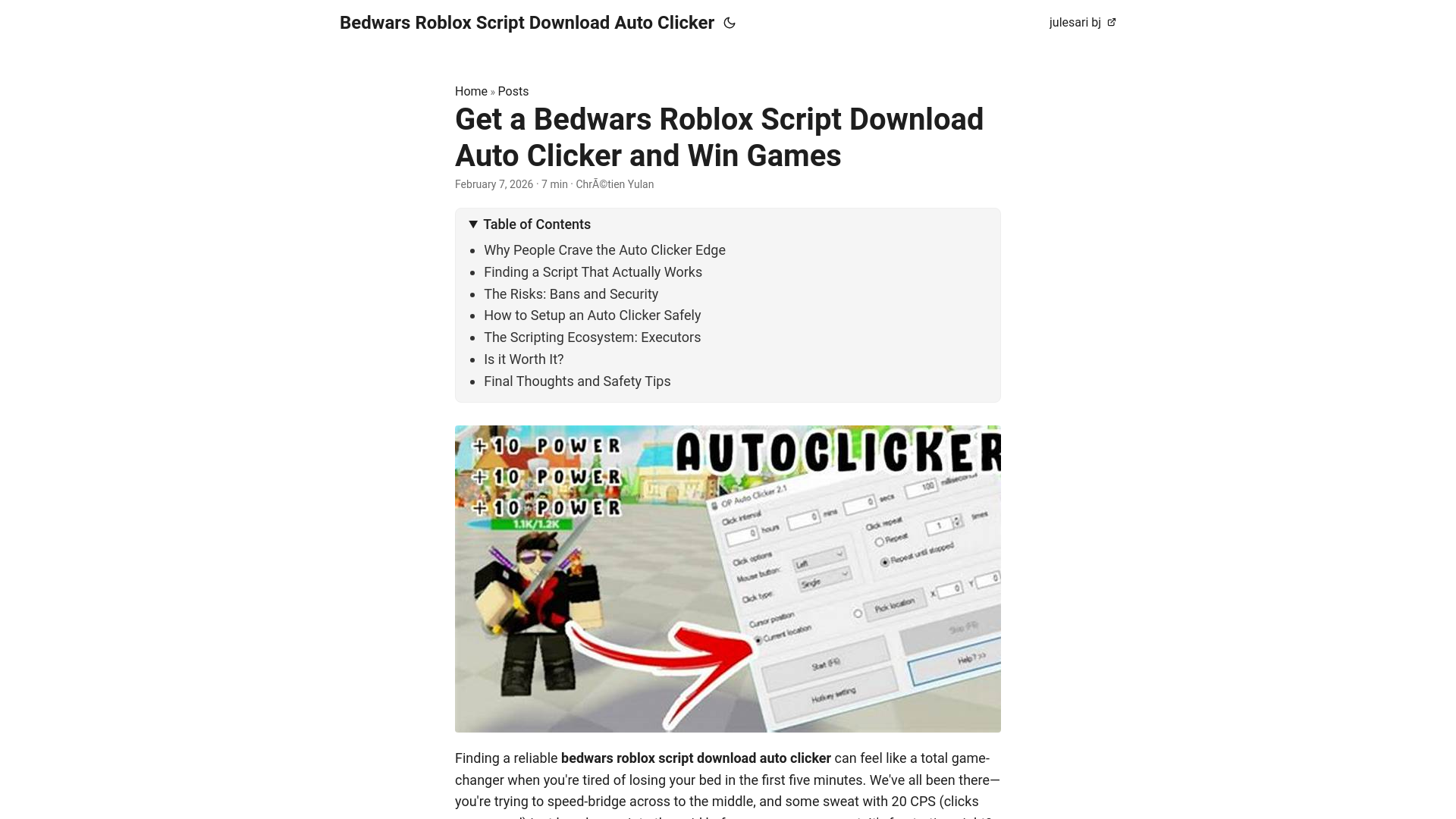 website screenshot of https://bedwarsrobloxscriptdownloadautoclicker.pages.dev/