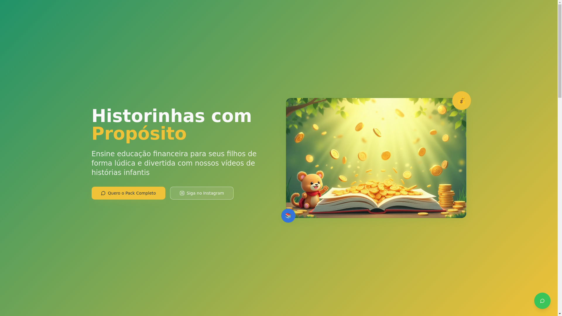website screenshot of https://educafinancaskids.com.br/