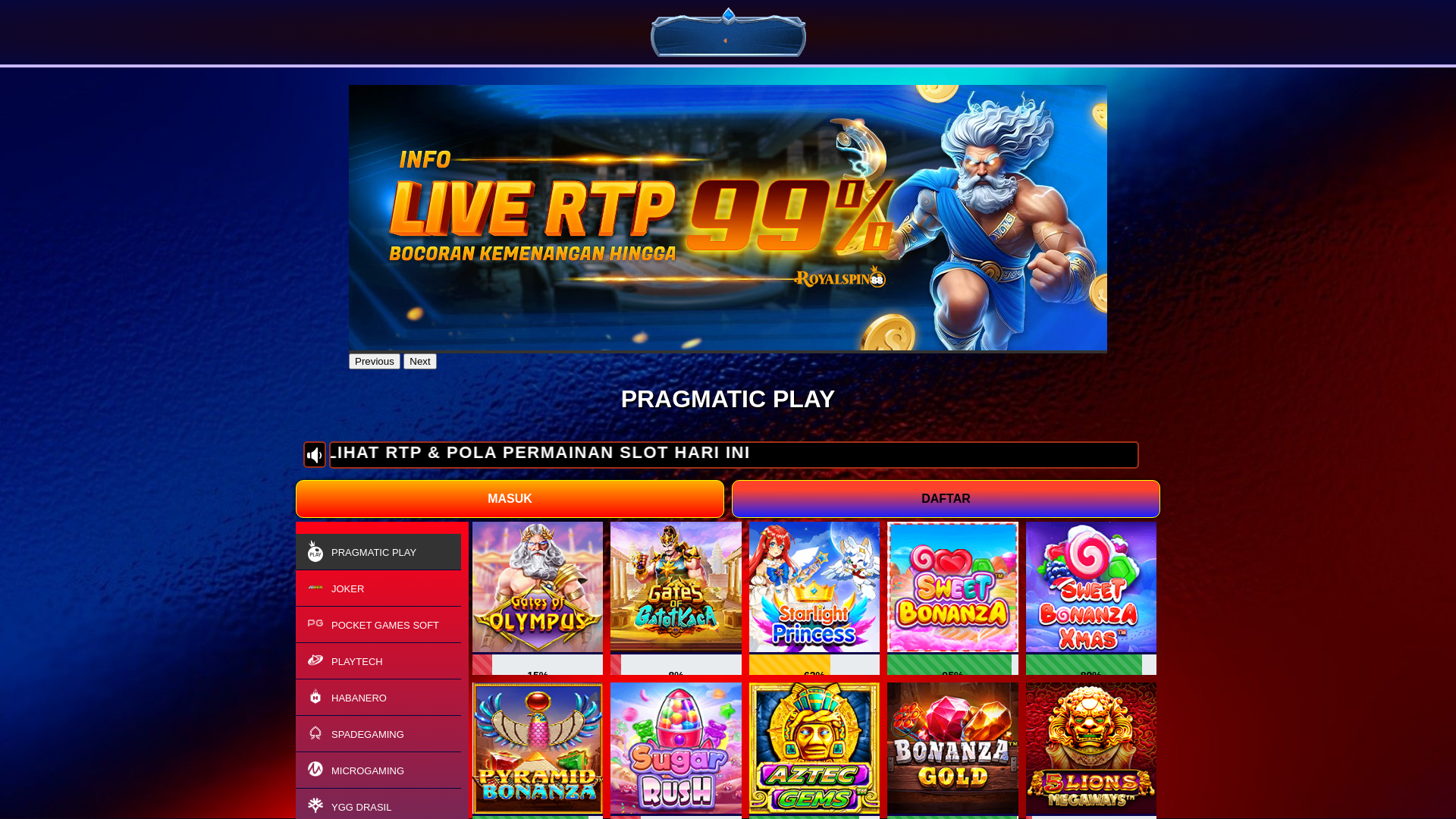 website screenshot of https://royalspin88-rtp-slot-gacor.pages.dev/
