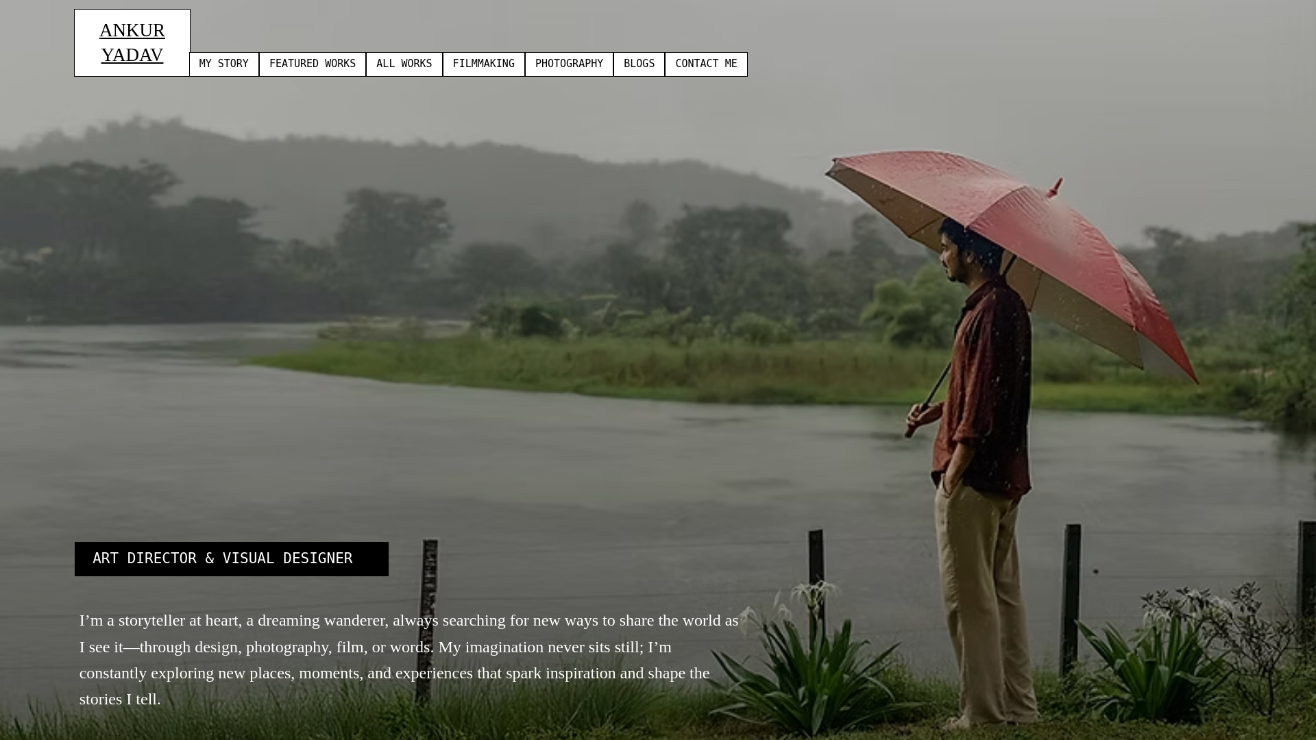 website screenshot of https://adreamingwanderer.com/