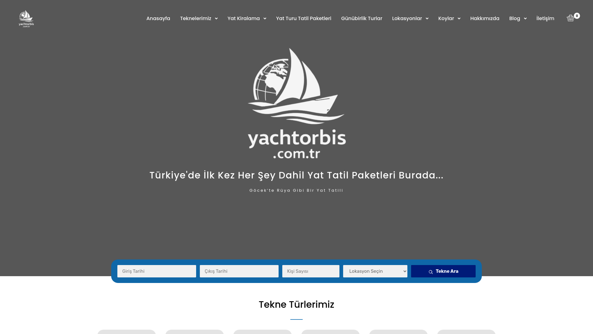 website screenshot of https://yachtorbis.com.tr/