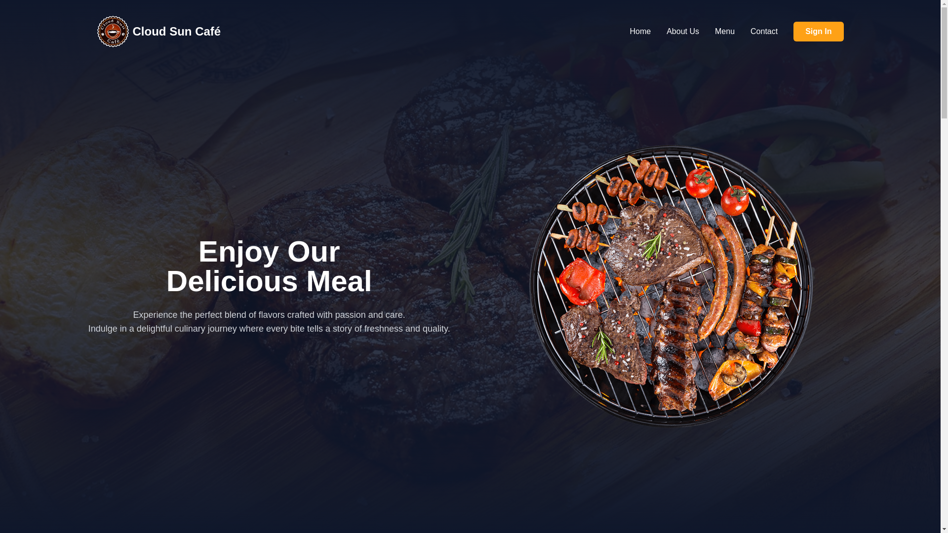 website screenshot of https://cloudsun-cafe.com/