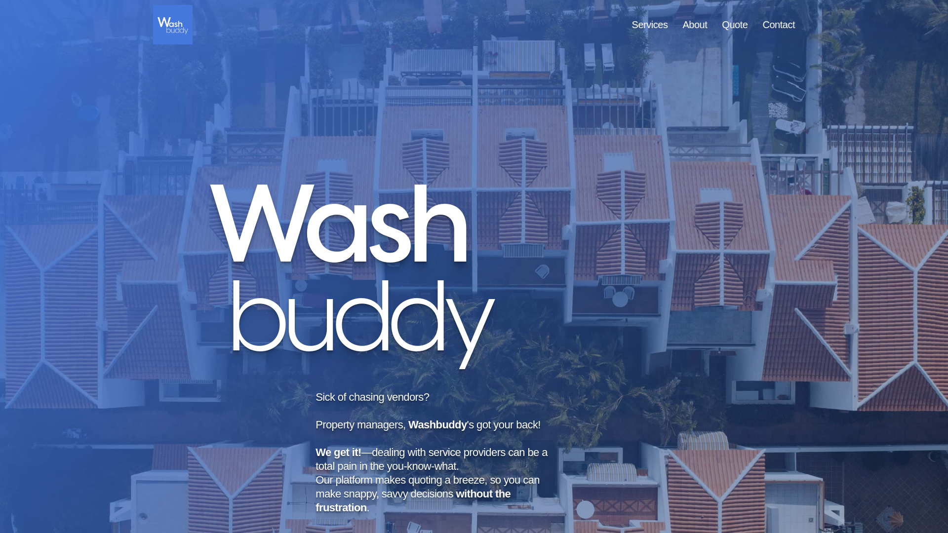 website screenshot of https://washbuddypremium.com/