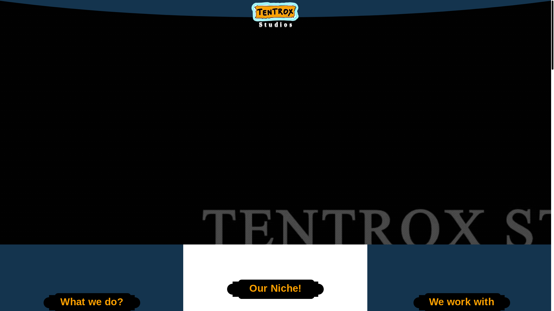 website screenshot of https://tentrox-production.com/