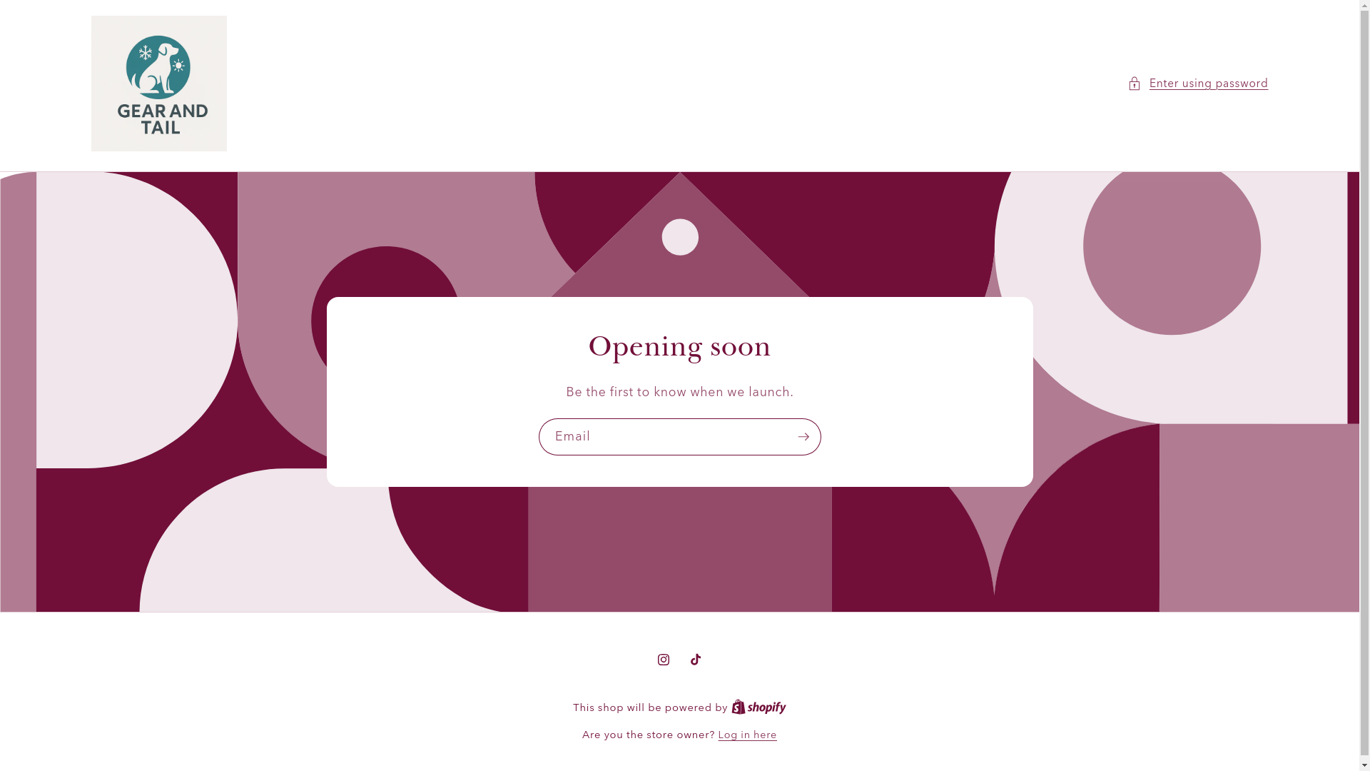 website screenshot of https://gearandtail.co.uk/