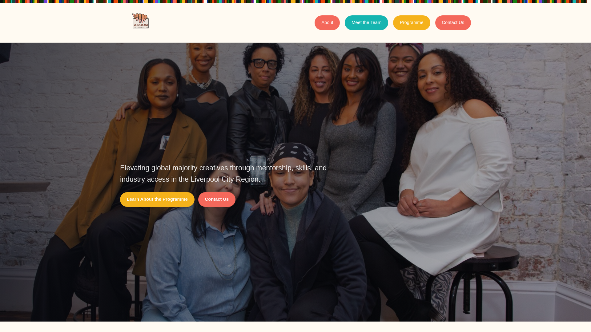 website screenshot of https://aroomthatlookslikeme.uk/