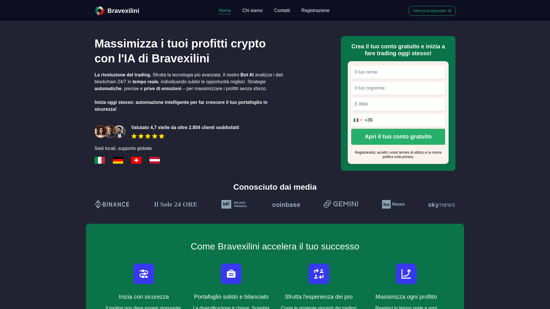 website screenshot of https://bravexilini-it.net/