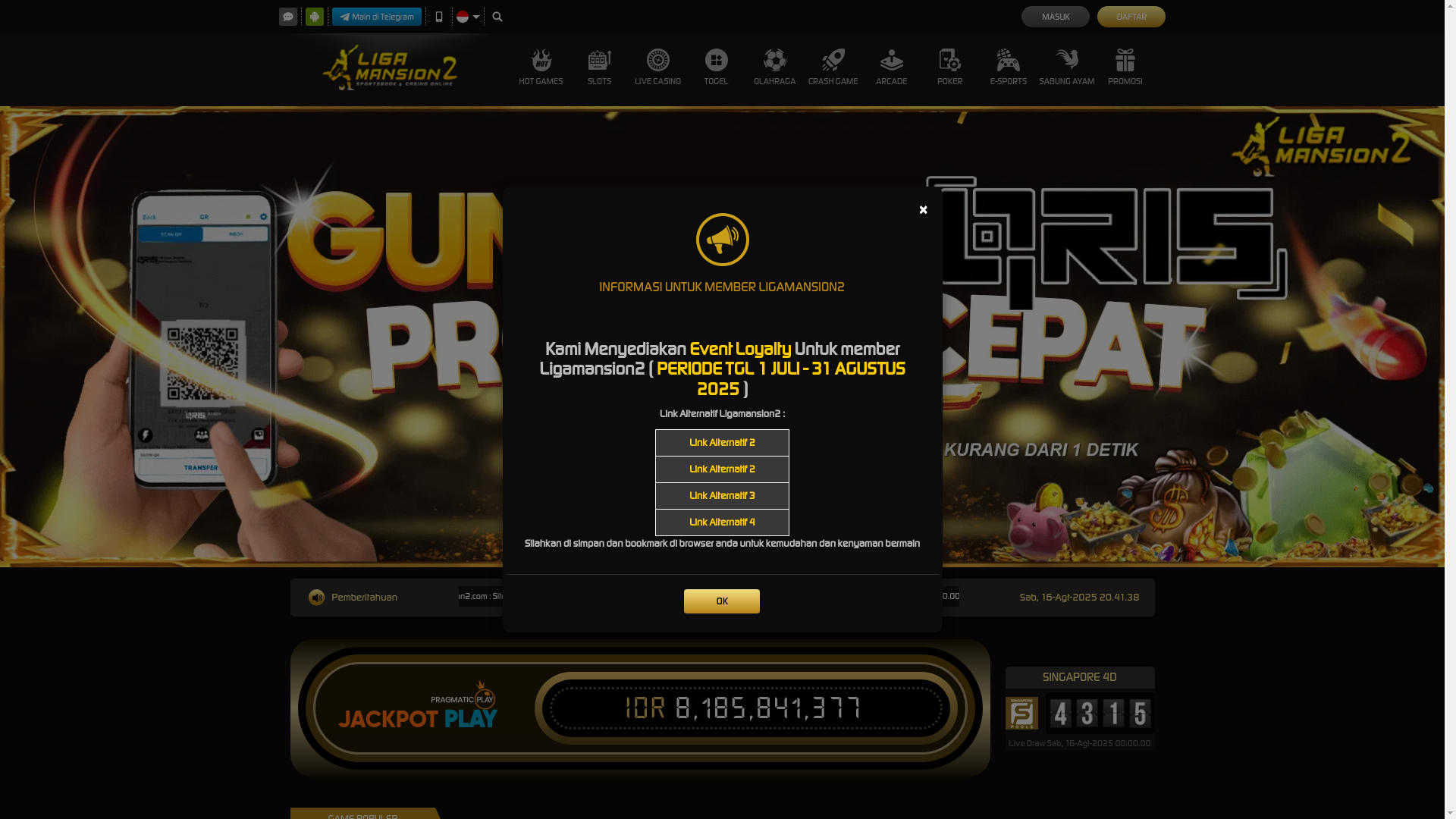 website screenshot of https://ligamansion2kwpo.site/