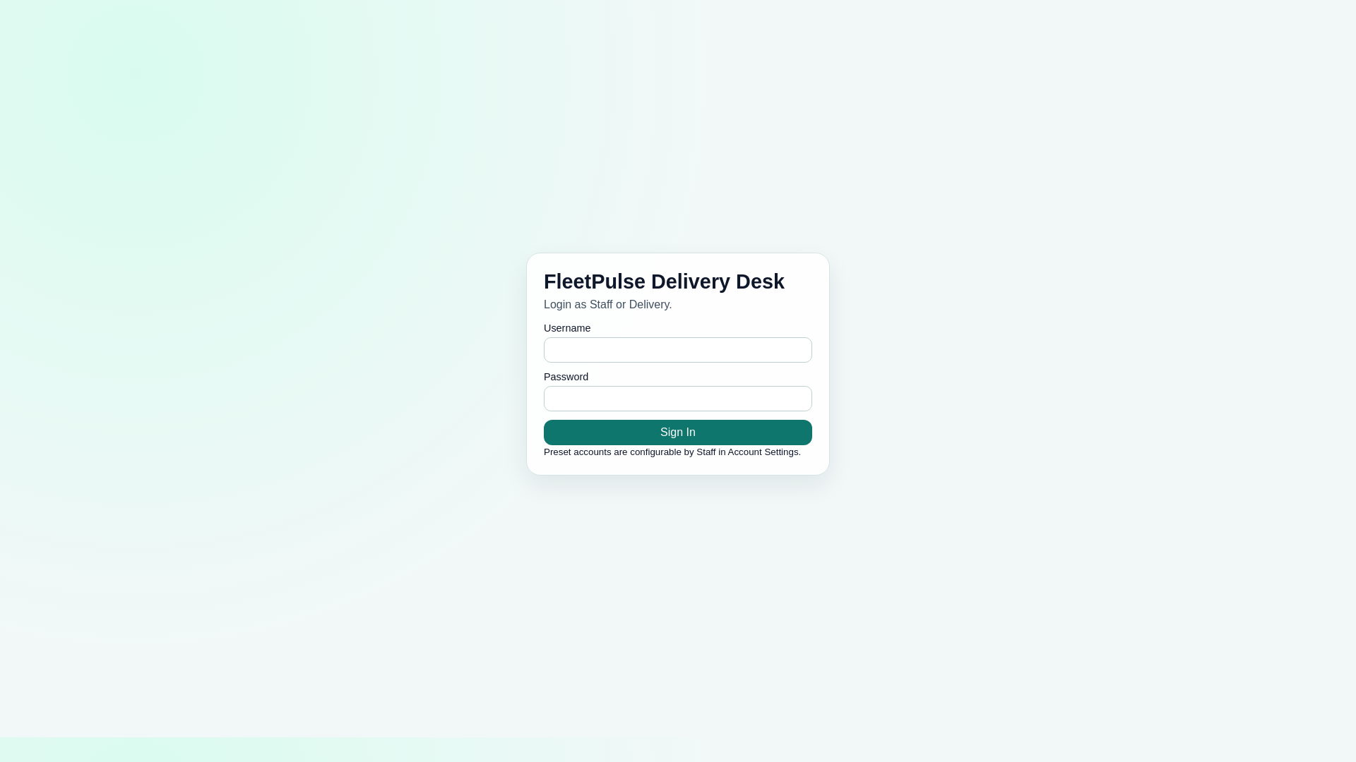 website screenshot of https://fleetpulse-delivery-desk.pages.dev/