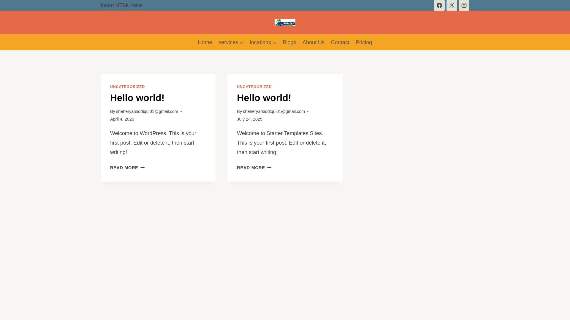 website screenshot of https://junkremovalpalmcoastfl.com/