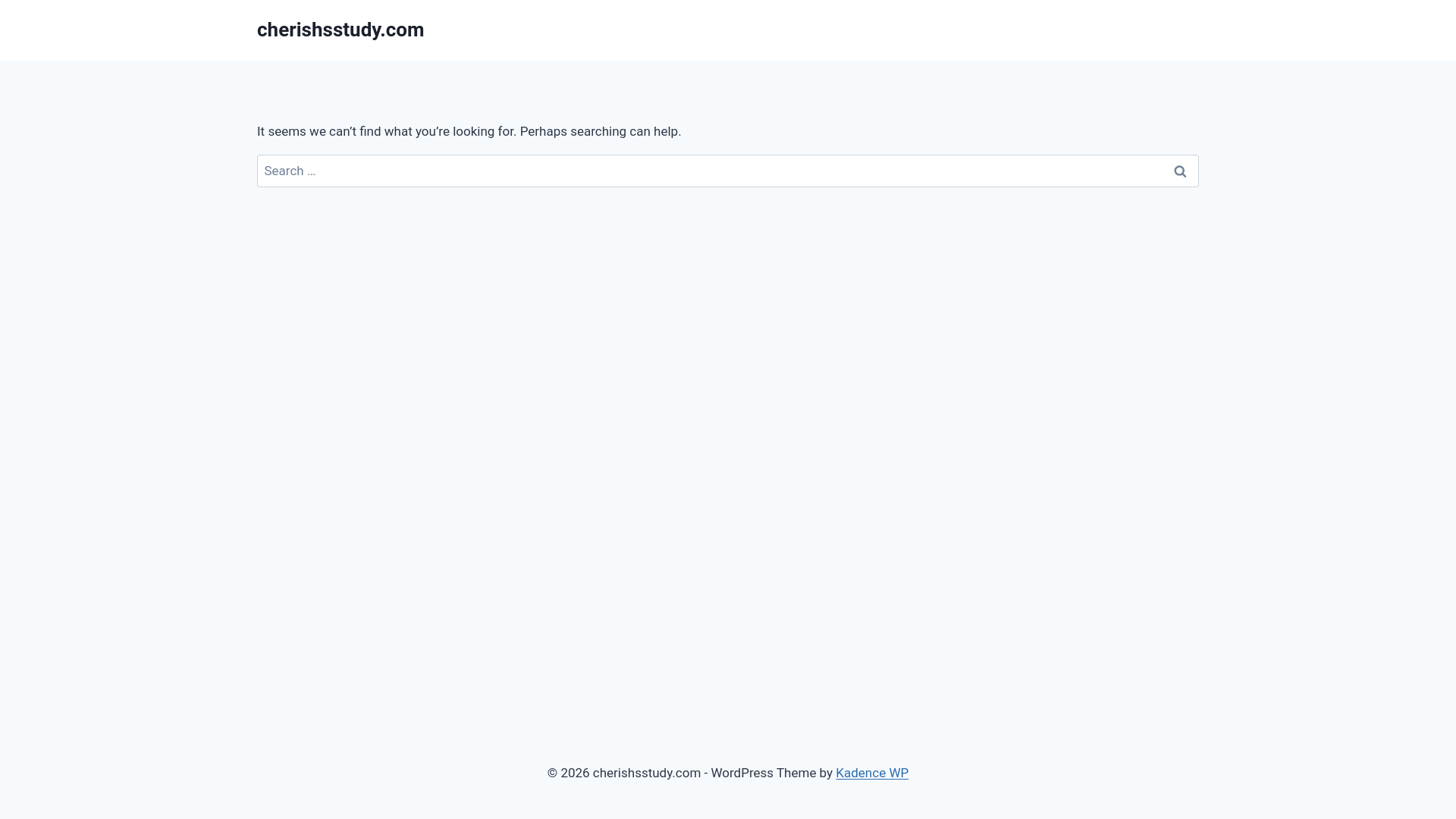 website screenshot of https://cherishsstudy.com/