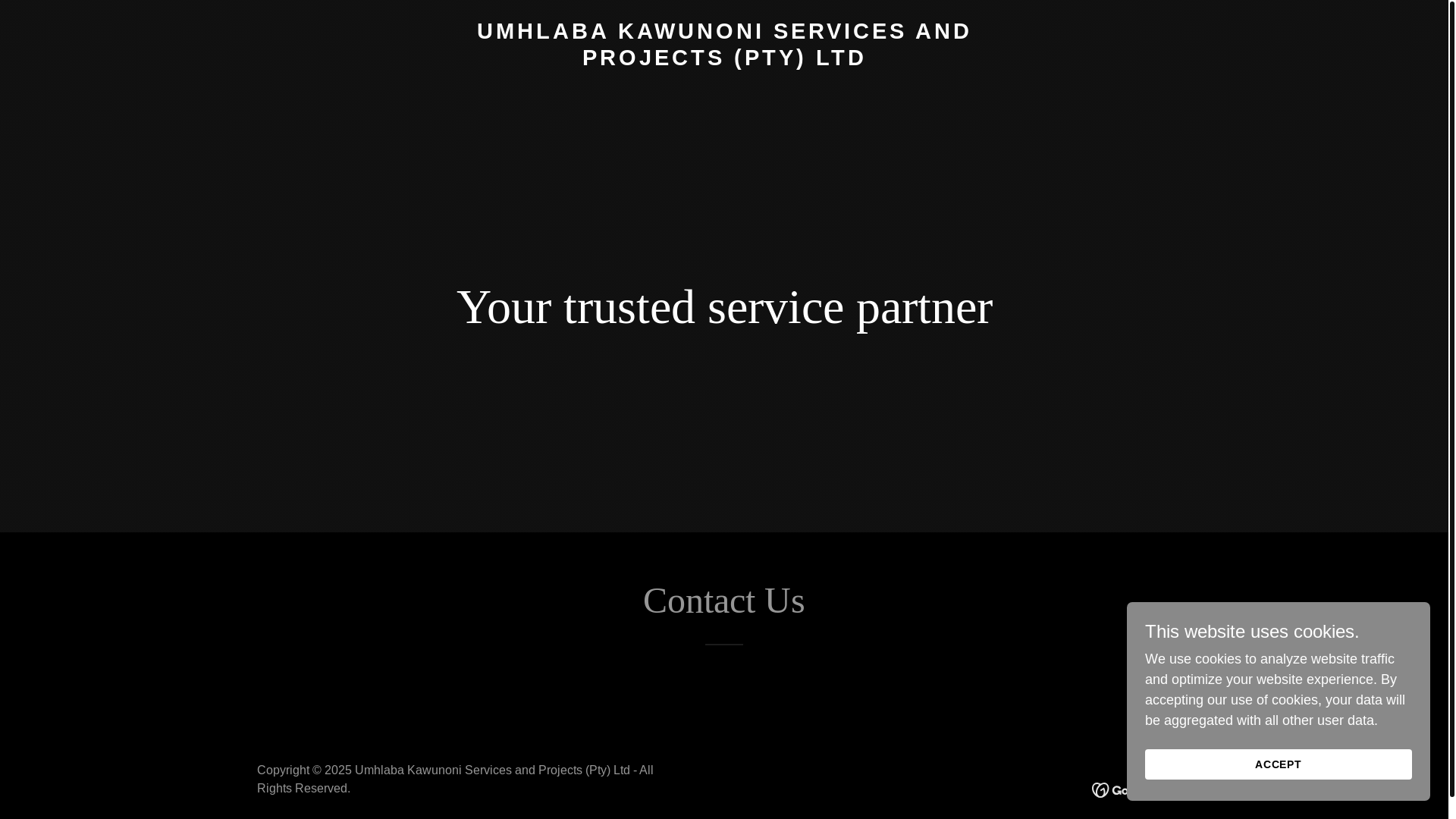 website screenshot of https://umhlabakawunoni.co.za/
