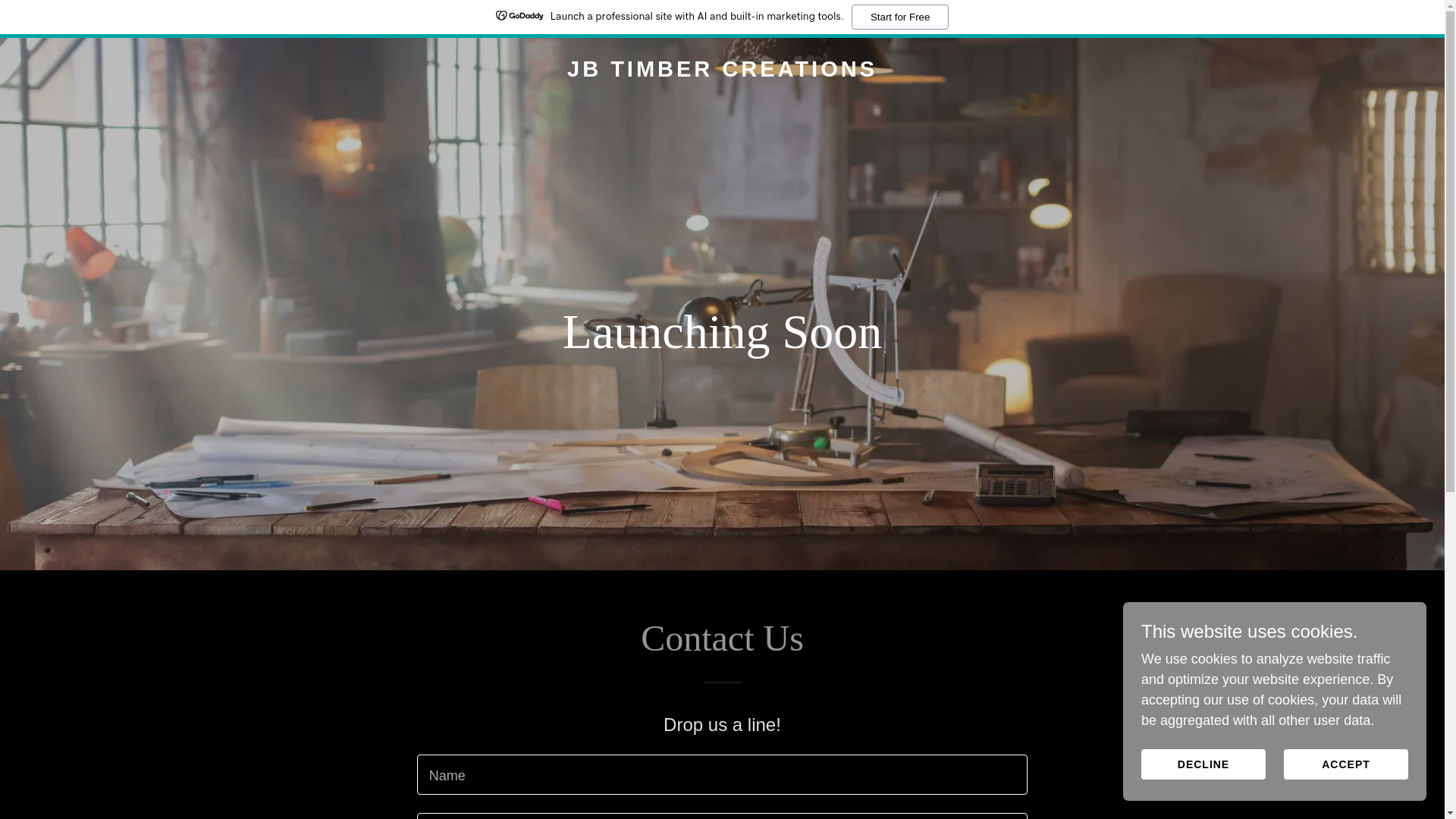 website screenshot of https://jbtimbercreations.com/