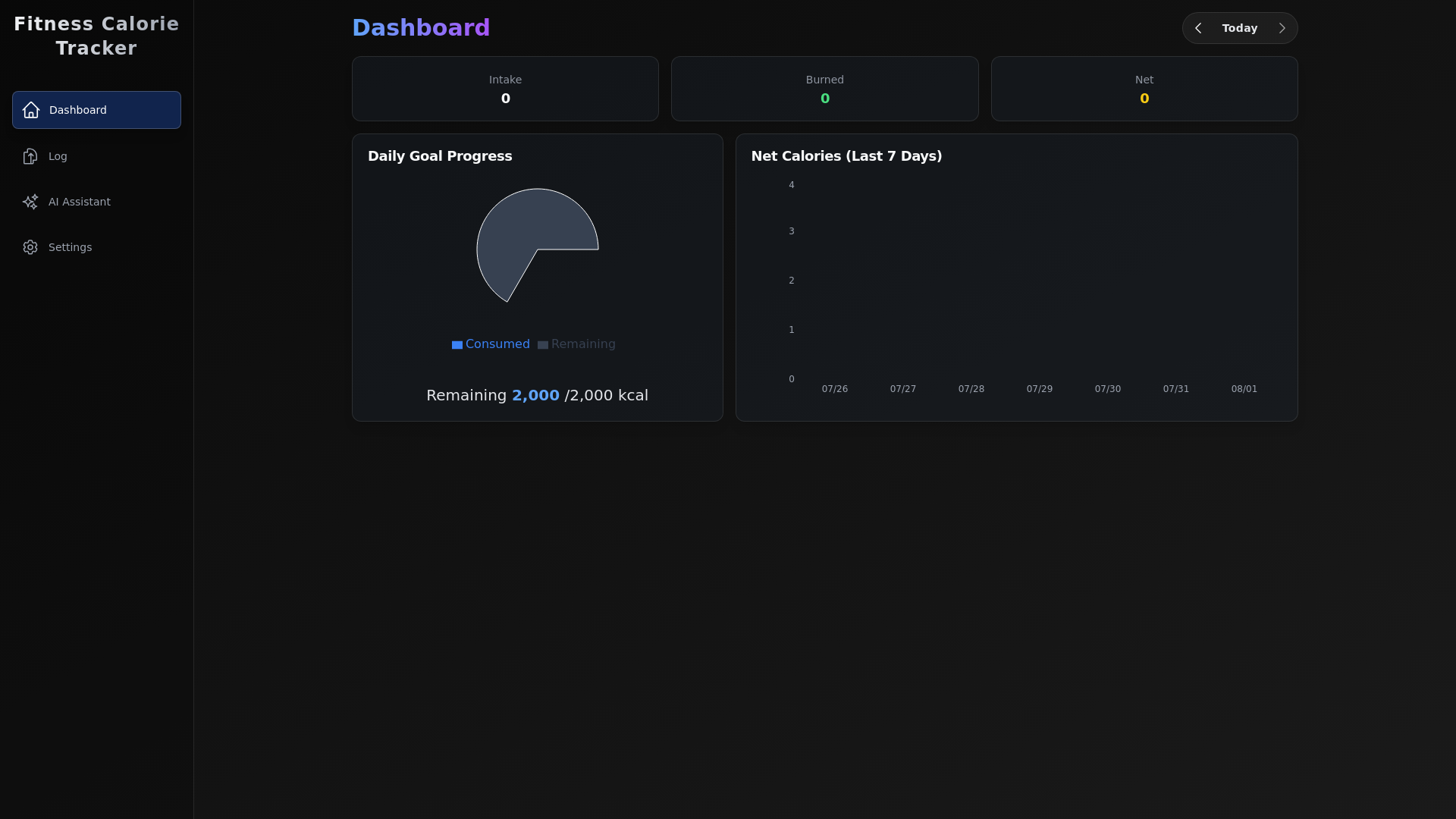 website screenshot of https://fitness-calorie-tracker-pwa.pages.dev/