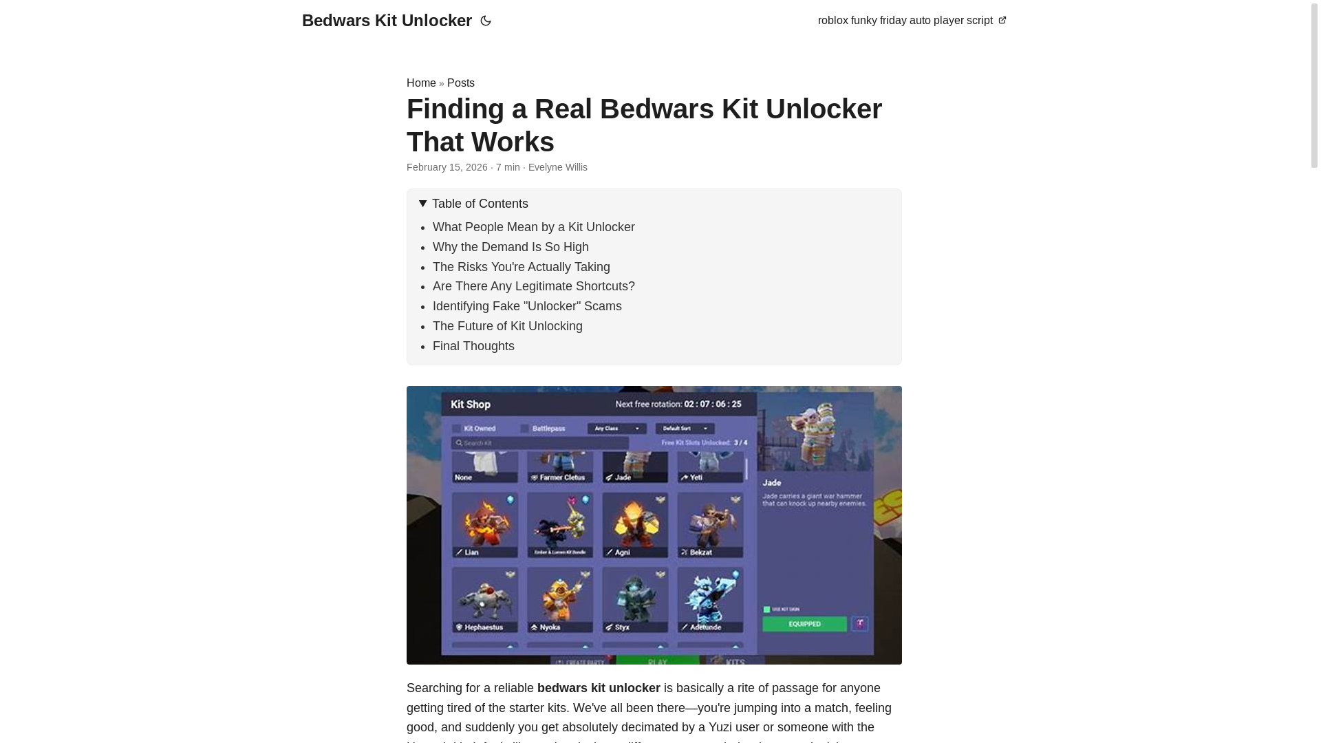 website screenshot of https://bedwars-kit-unlocker.pages.dev/