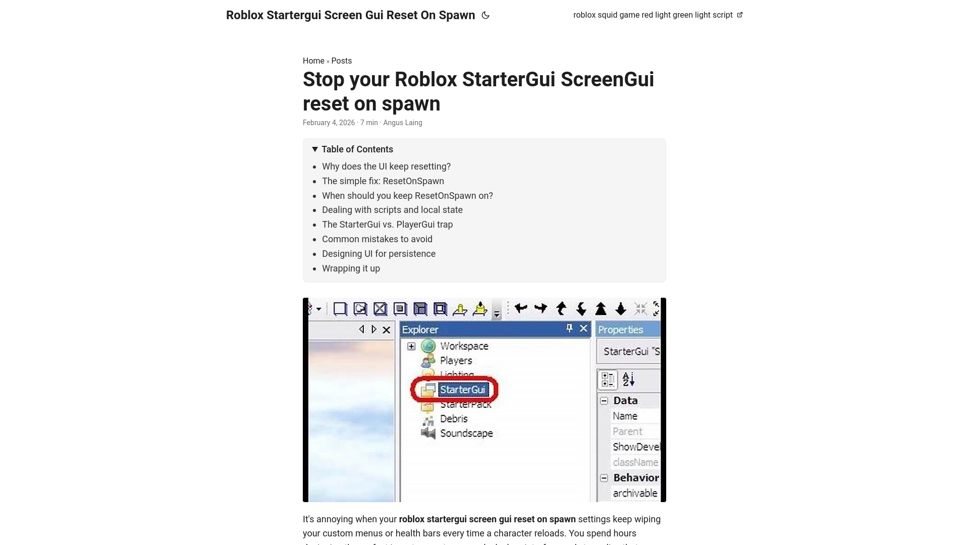 website screenshot of https://roblox-startergui-screen-gui-reset-on-spawn.pages.dev/