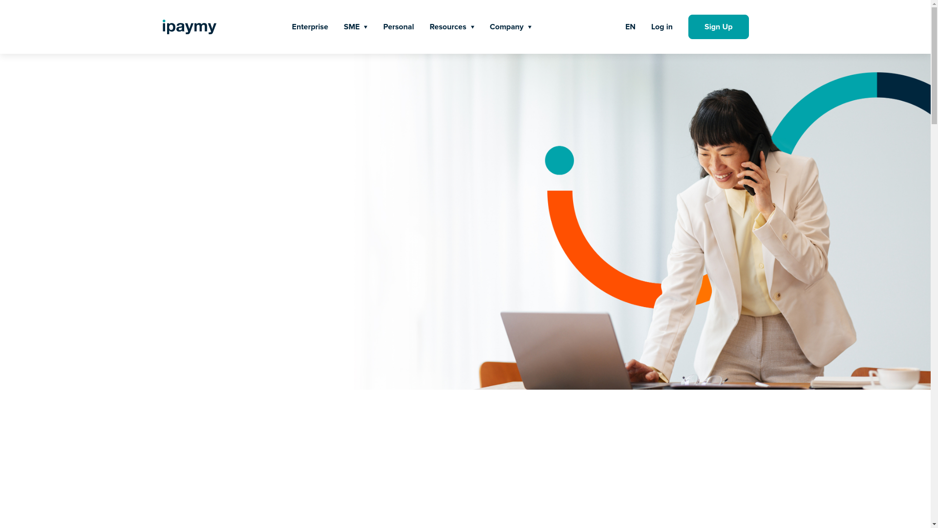 website screenshot of https://ipaymy.com/