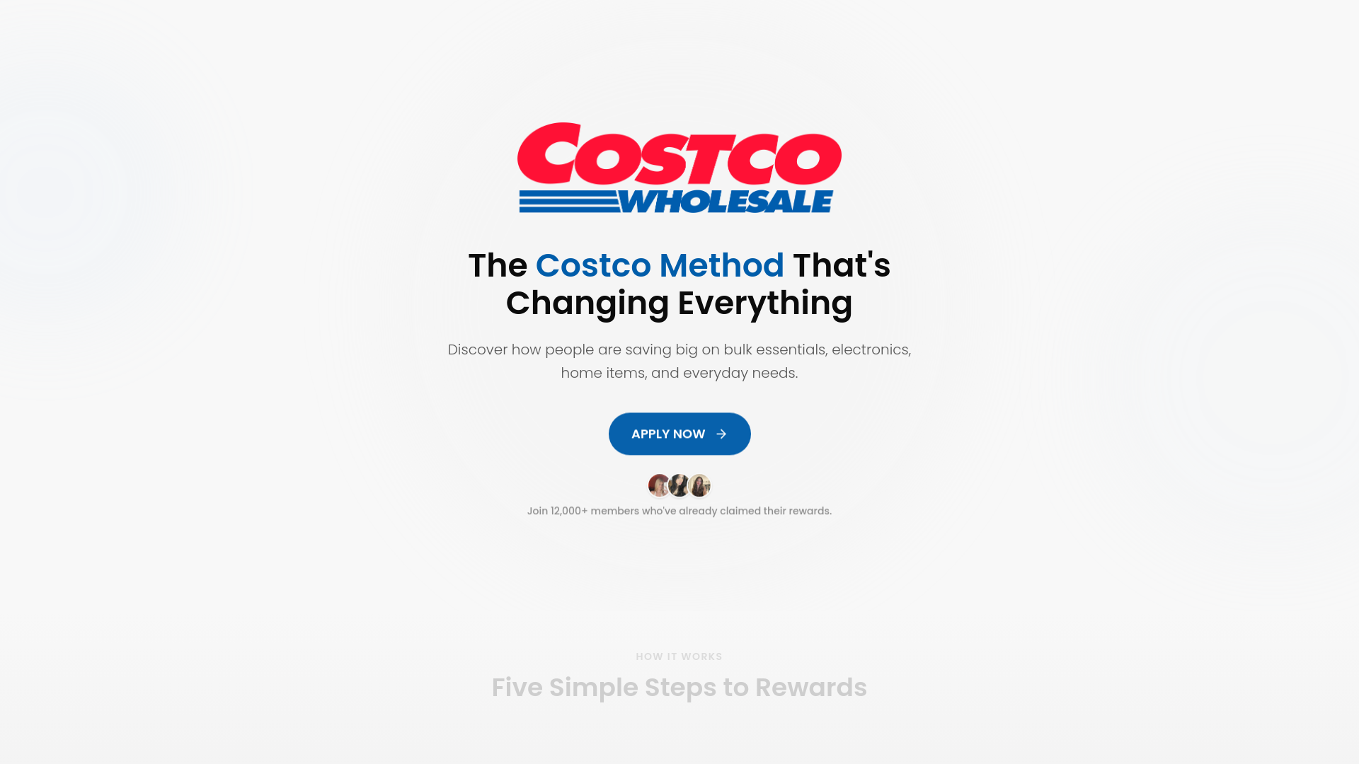 website screenshot of https://costco-lander.pages.dev/