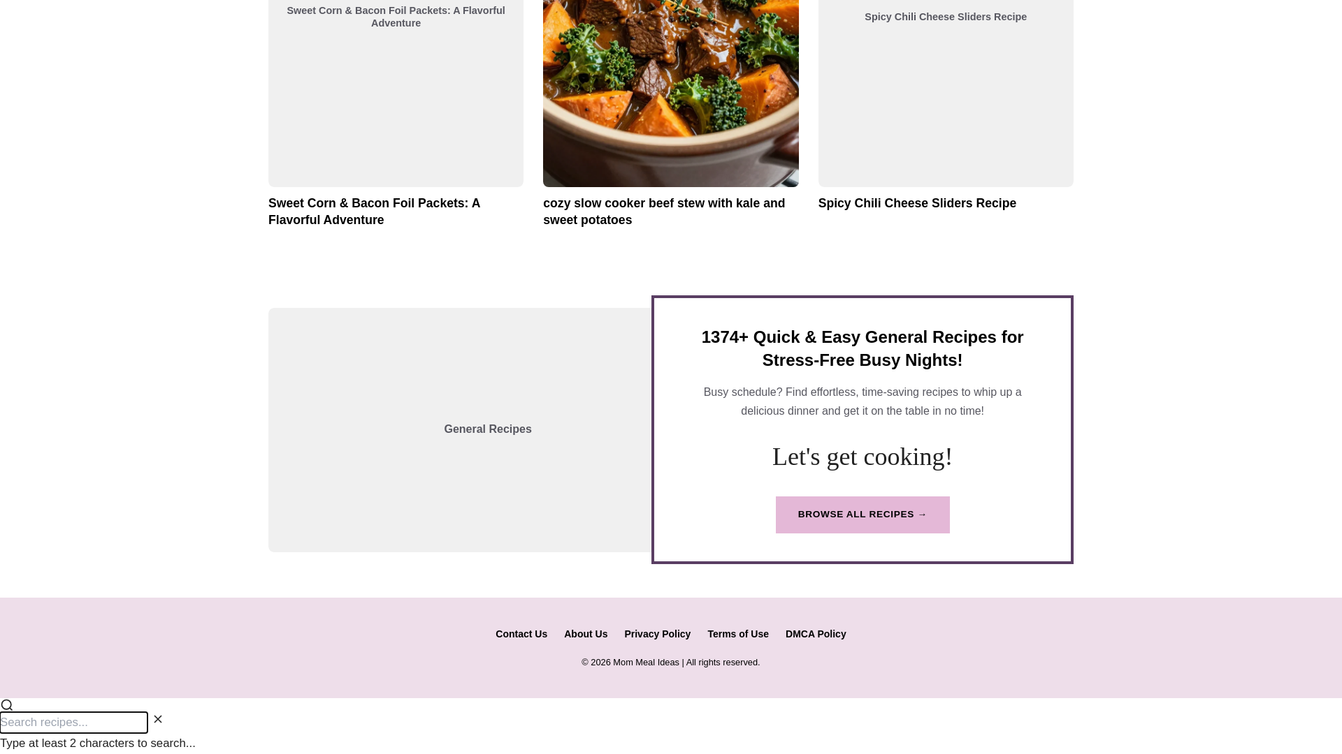 website screenshot of https://mommealideas.pages.dev/