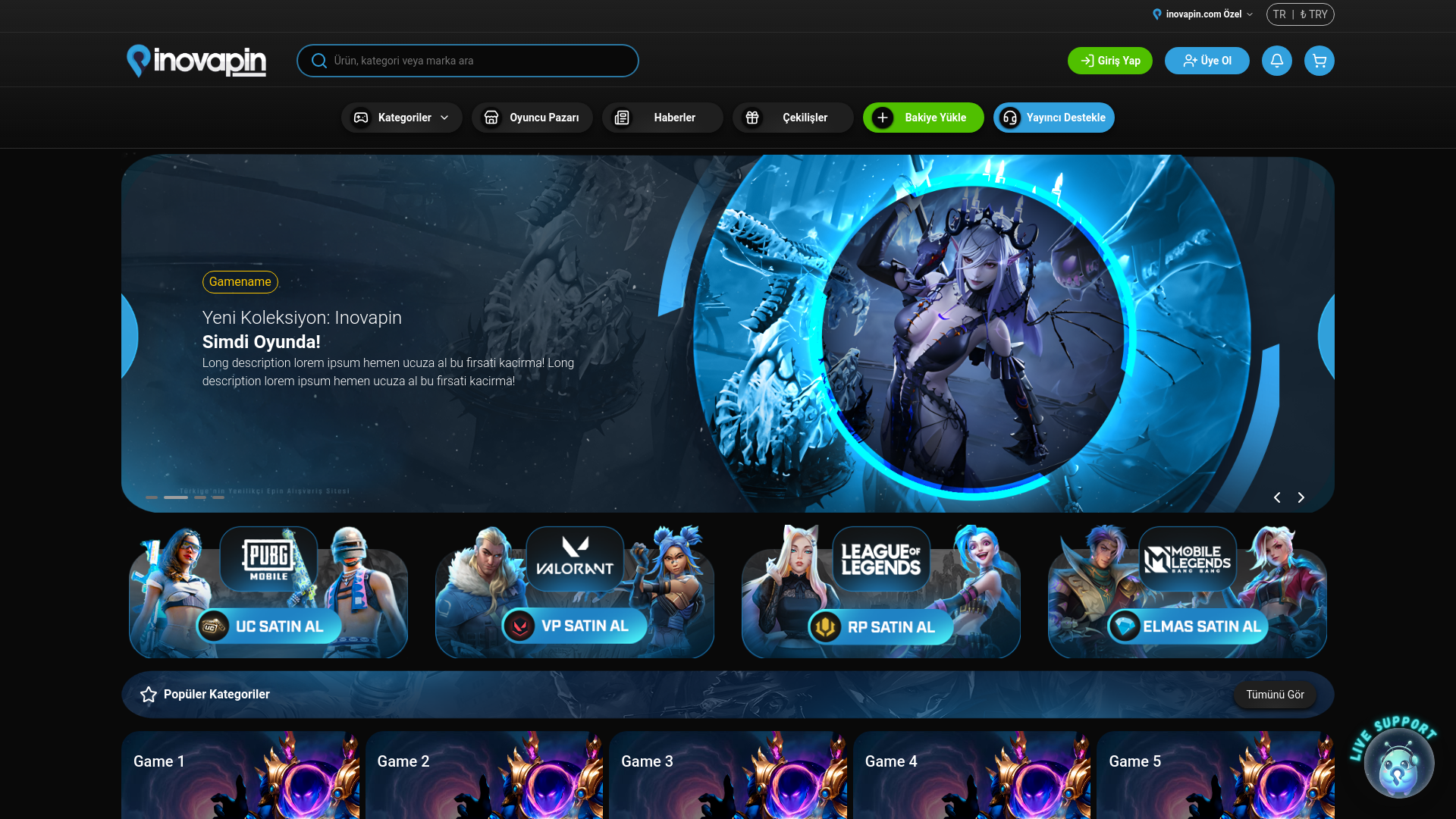 website screenshot of https://epin-remote.pages.dev/