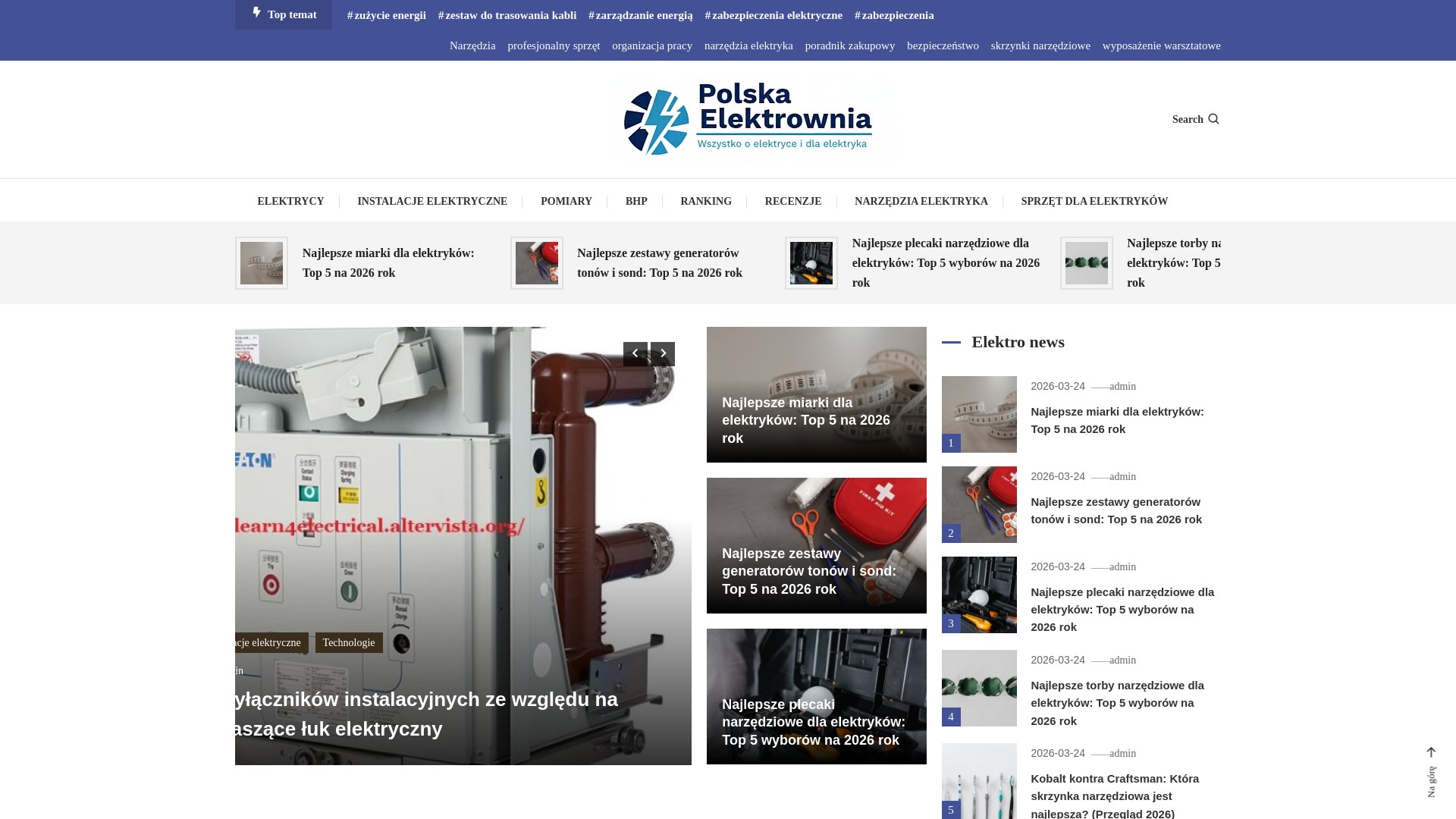 website screenshot of https://polskaelektrownia.pl