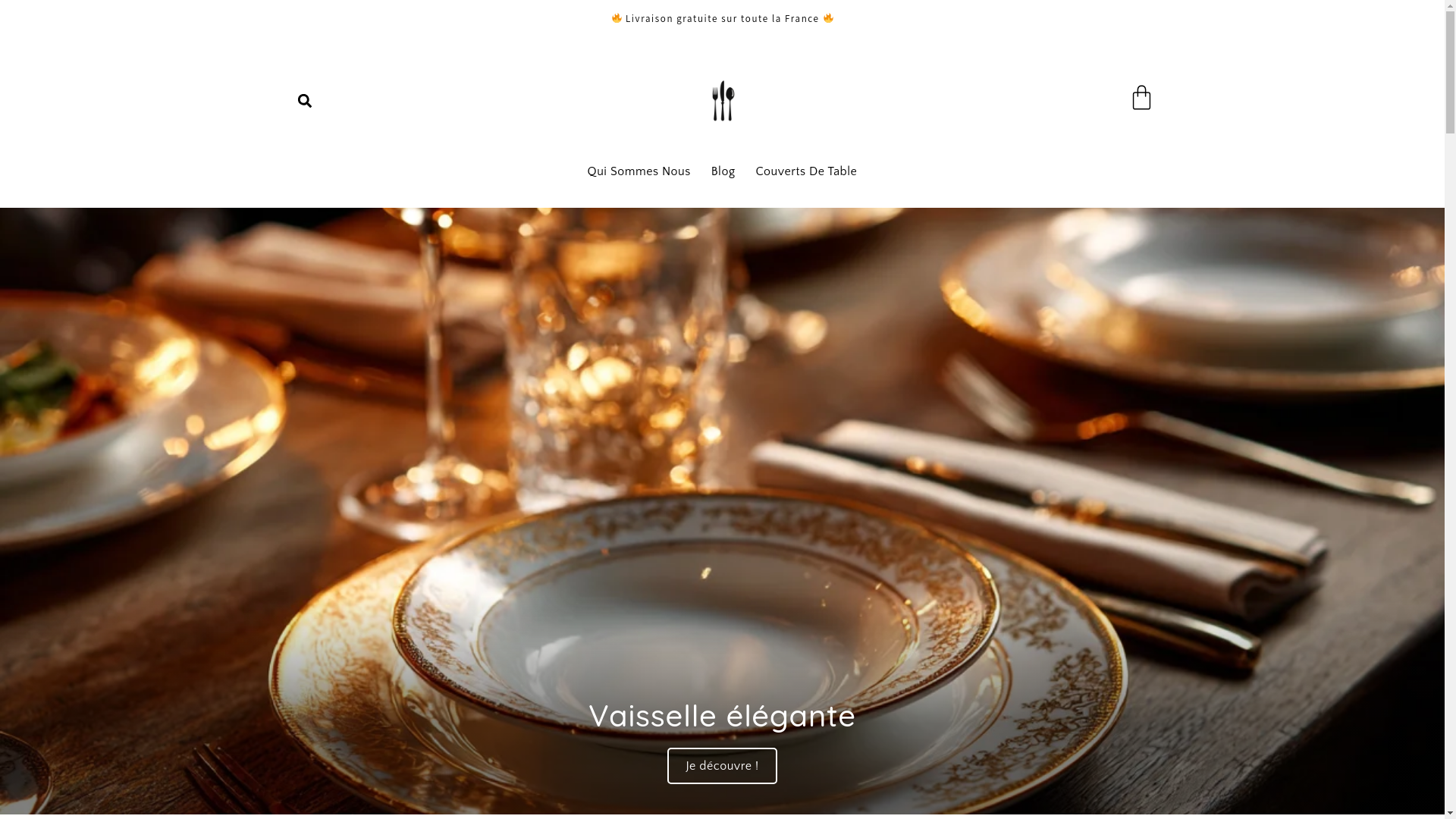 website screenshot of https://lescouvertsdetable.fr/