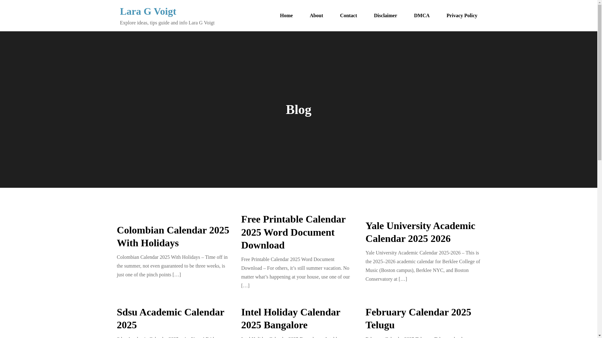 website screenshot of https://laragvoigt.pages.dev/