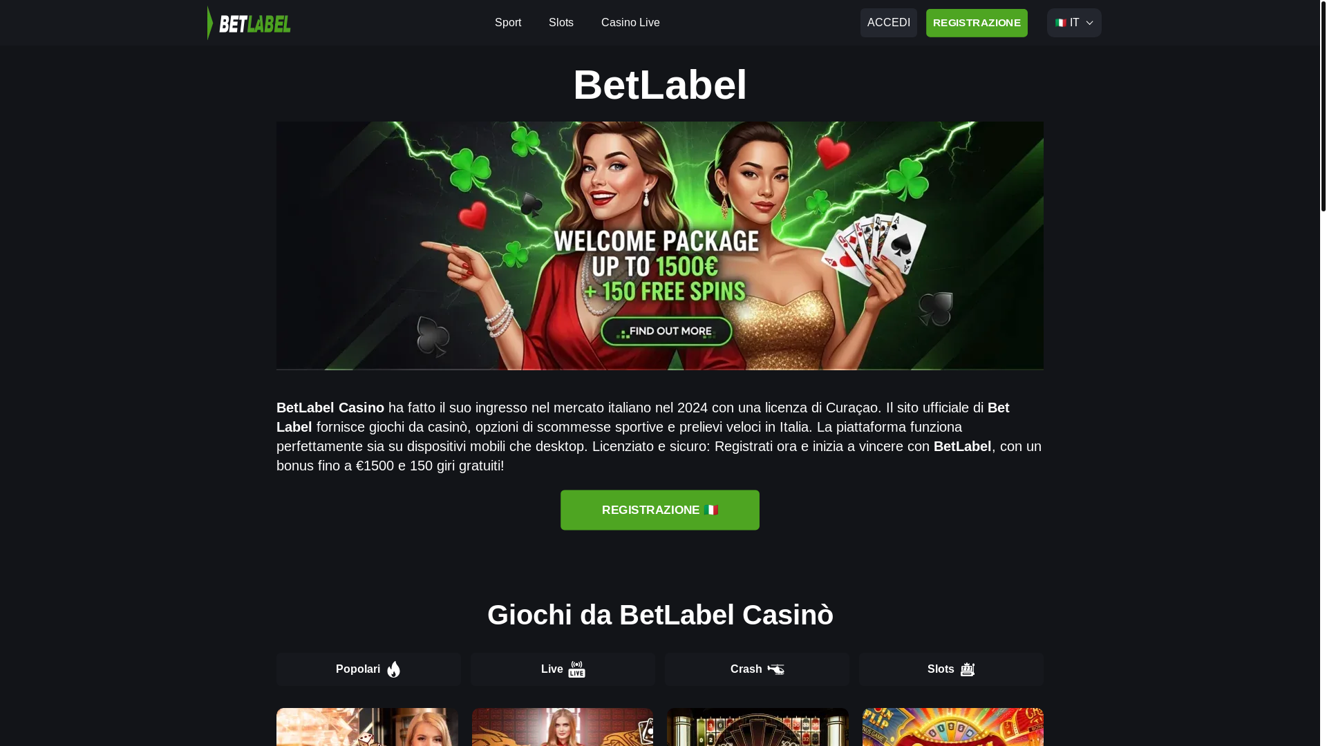 website screenshot of https://betlabelcasino-it-10505.pages.dev/