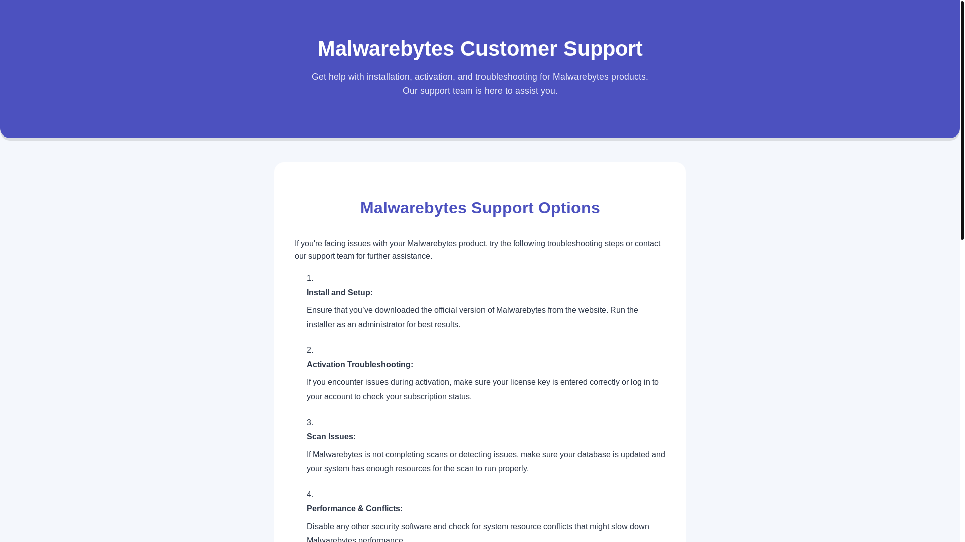 website screenshot of https://malwarebytes-support.pages.dev/